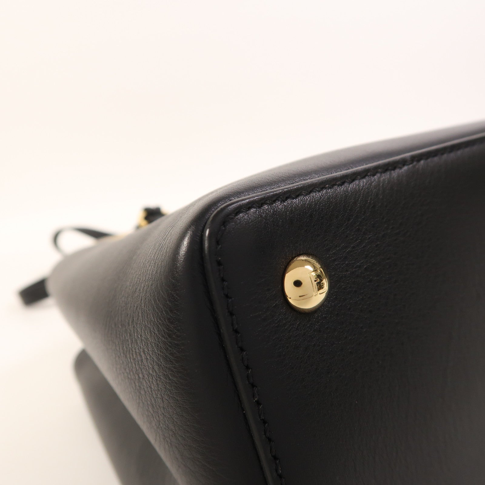 FENDI 牛皮皮革Petite 2 Jours金扣手挽肩背兩用袋