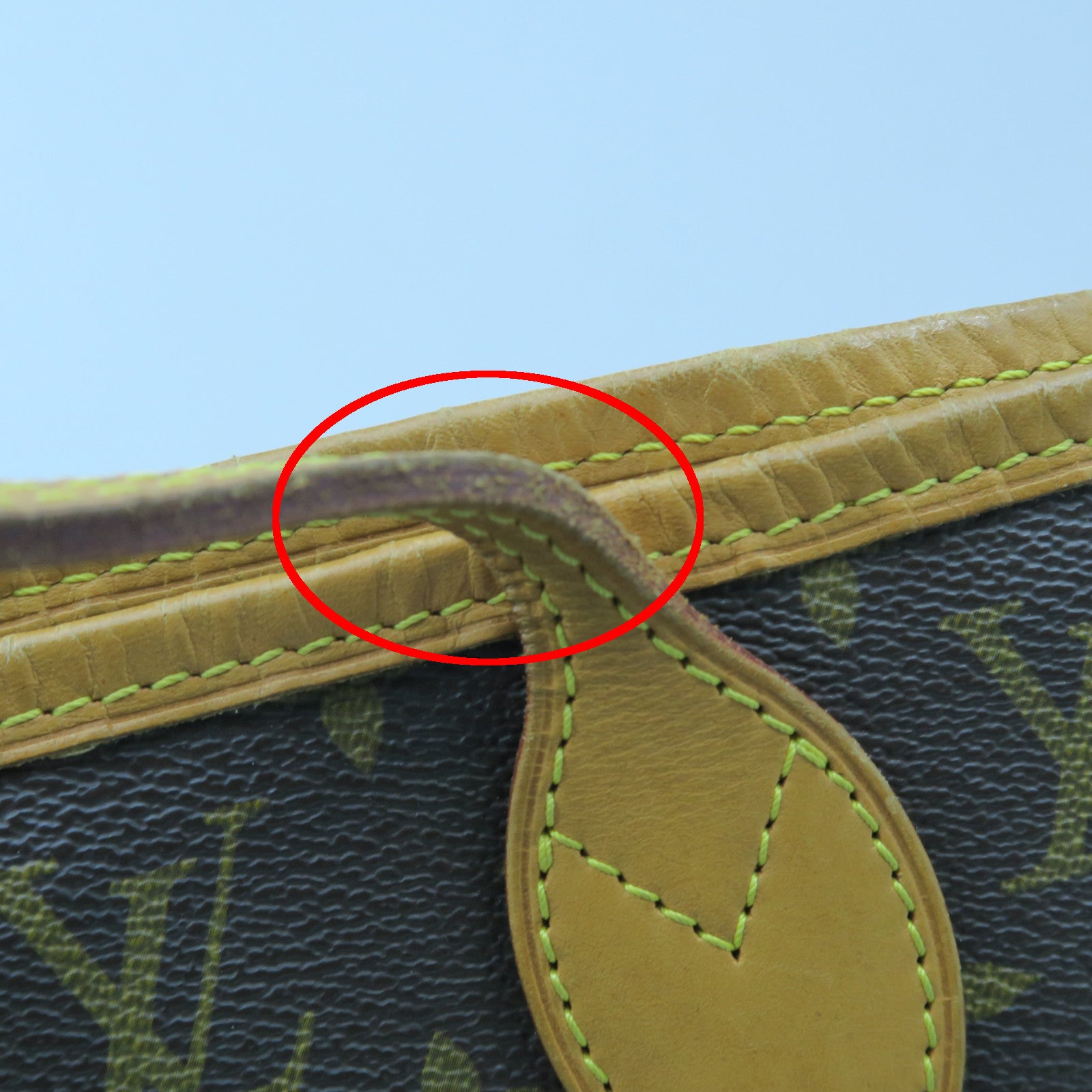 LOUIS VUITTON 【激減優惠】Monogram Neverfull MM金扣手挽袋啡色