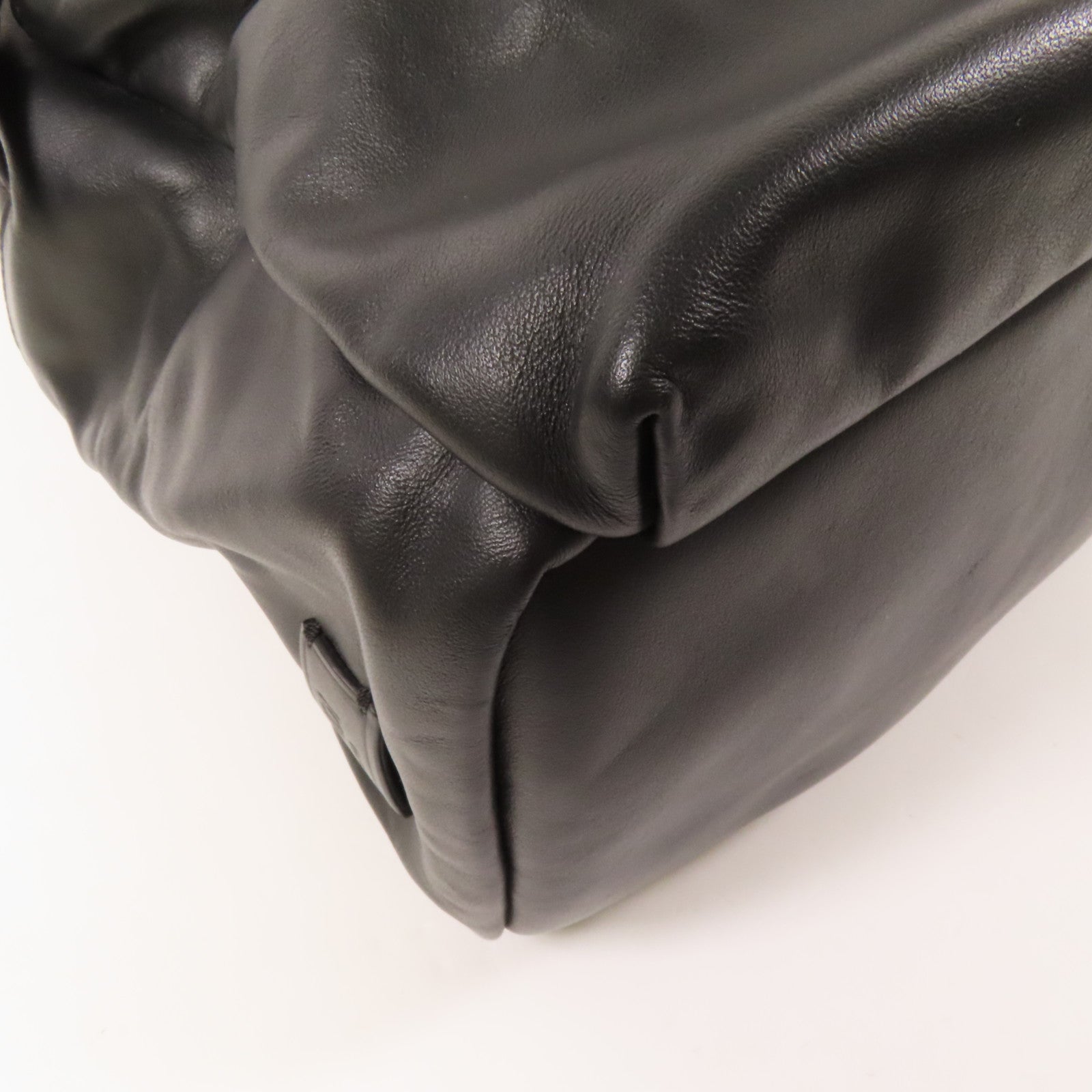 FENDI 牛皮皮革Backpack銀扣背包