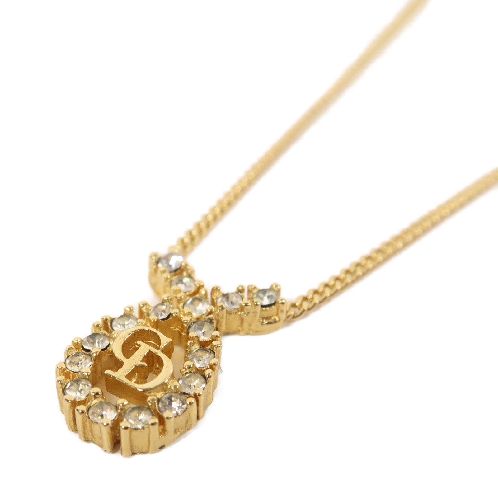 Dior 金屬Vintage Necklace項鍊金色