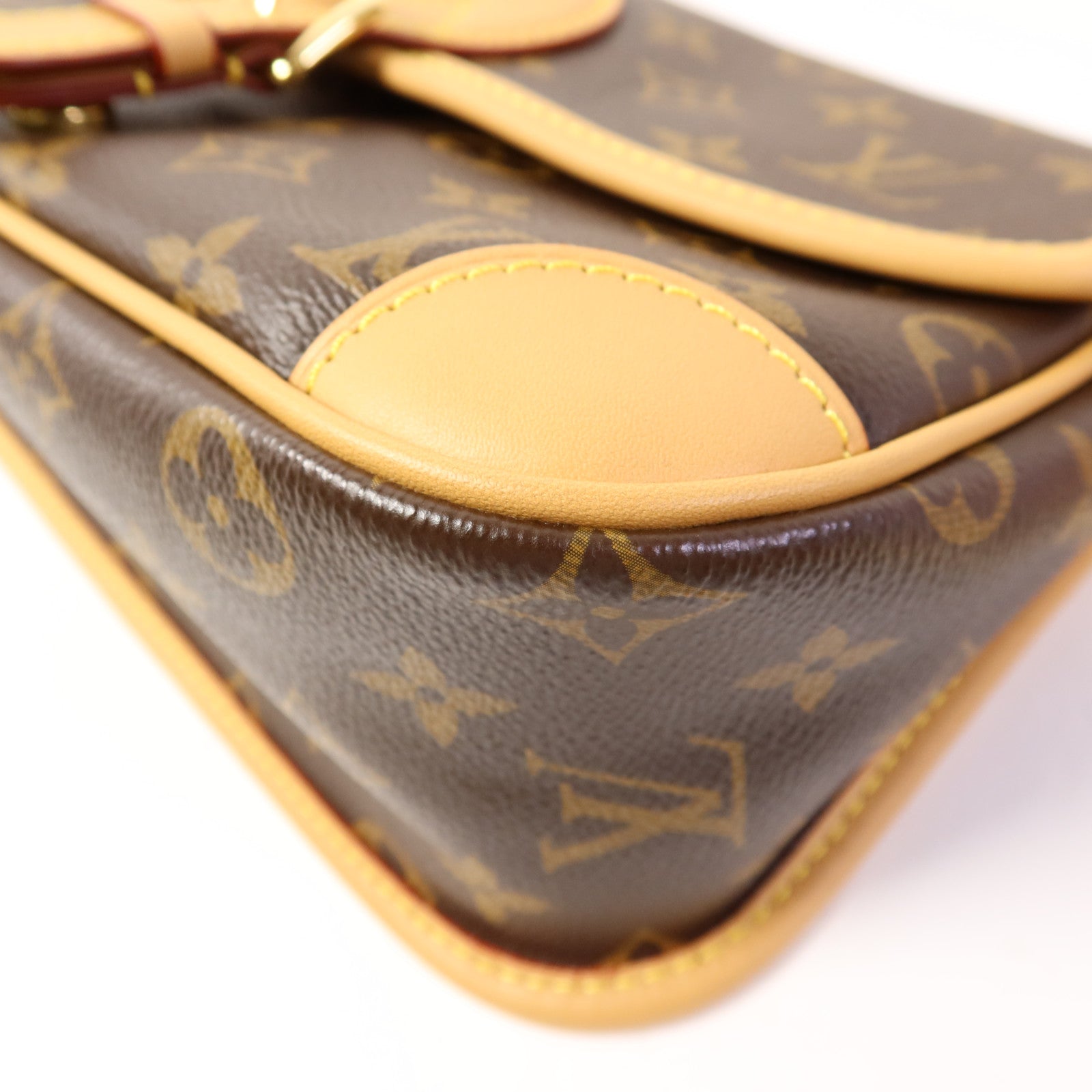 LOUIS VUITTON Monogram Diane金扣手挽肩背兩用袋