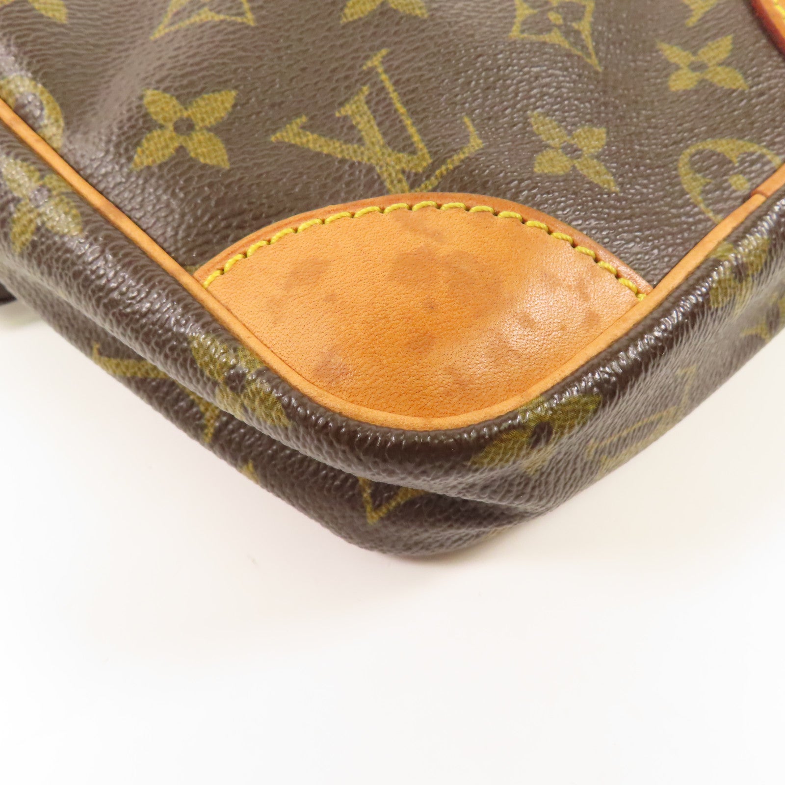 LOUIS VUITTON LV GHW Danube Shoulder Bag Monogram  M45266 Brown