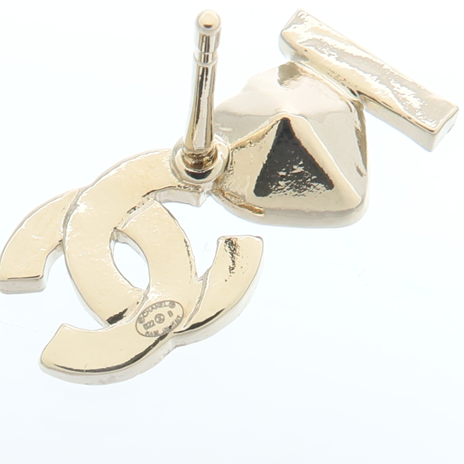 CHANEL 金屬Coco Marks Earrings耳環