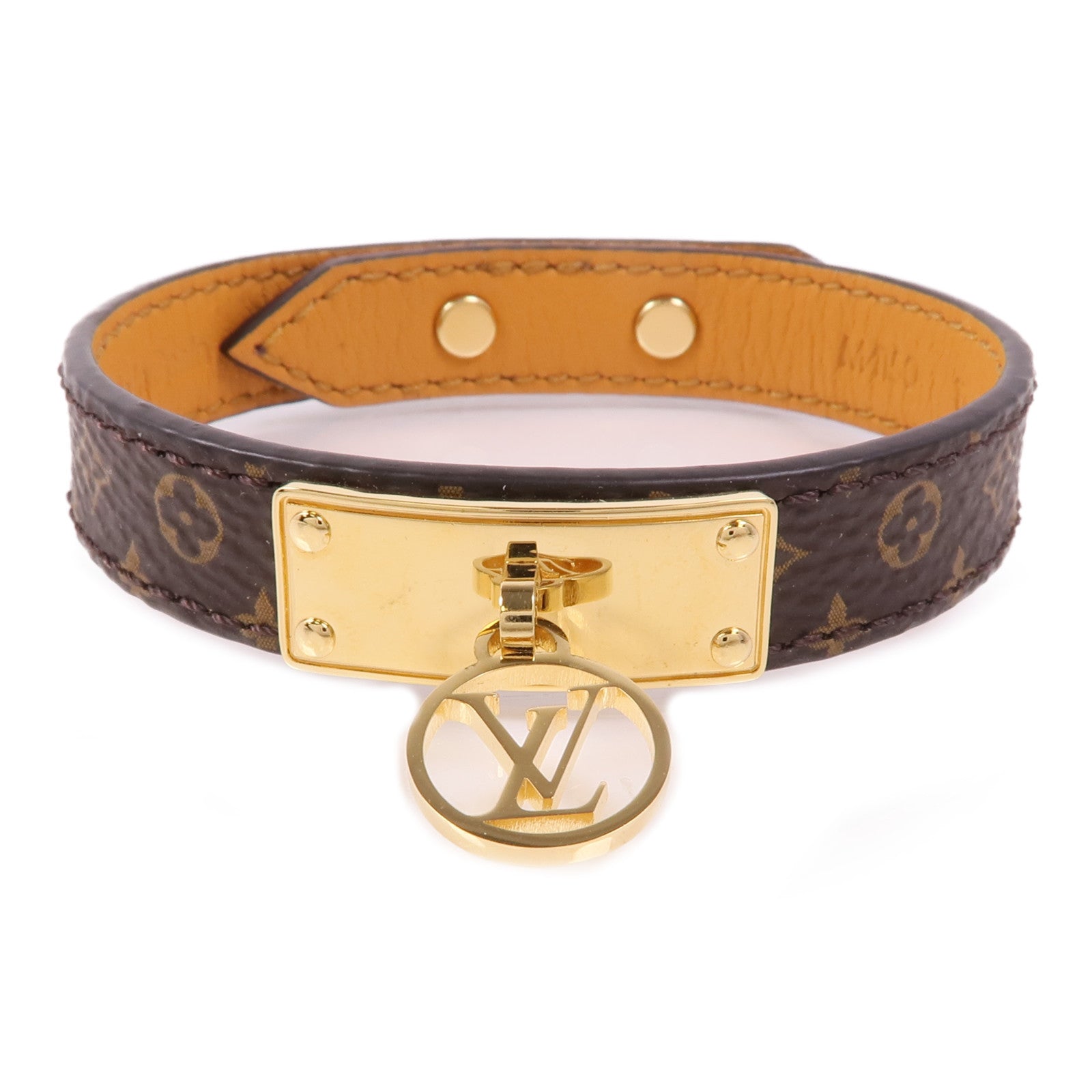 LOUIS VUITTON Monogram Bracelet金扣手鐲