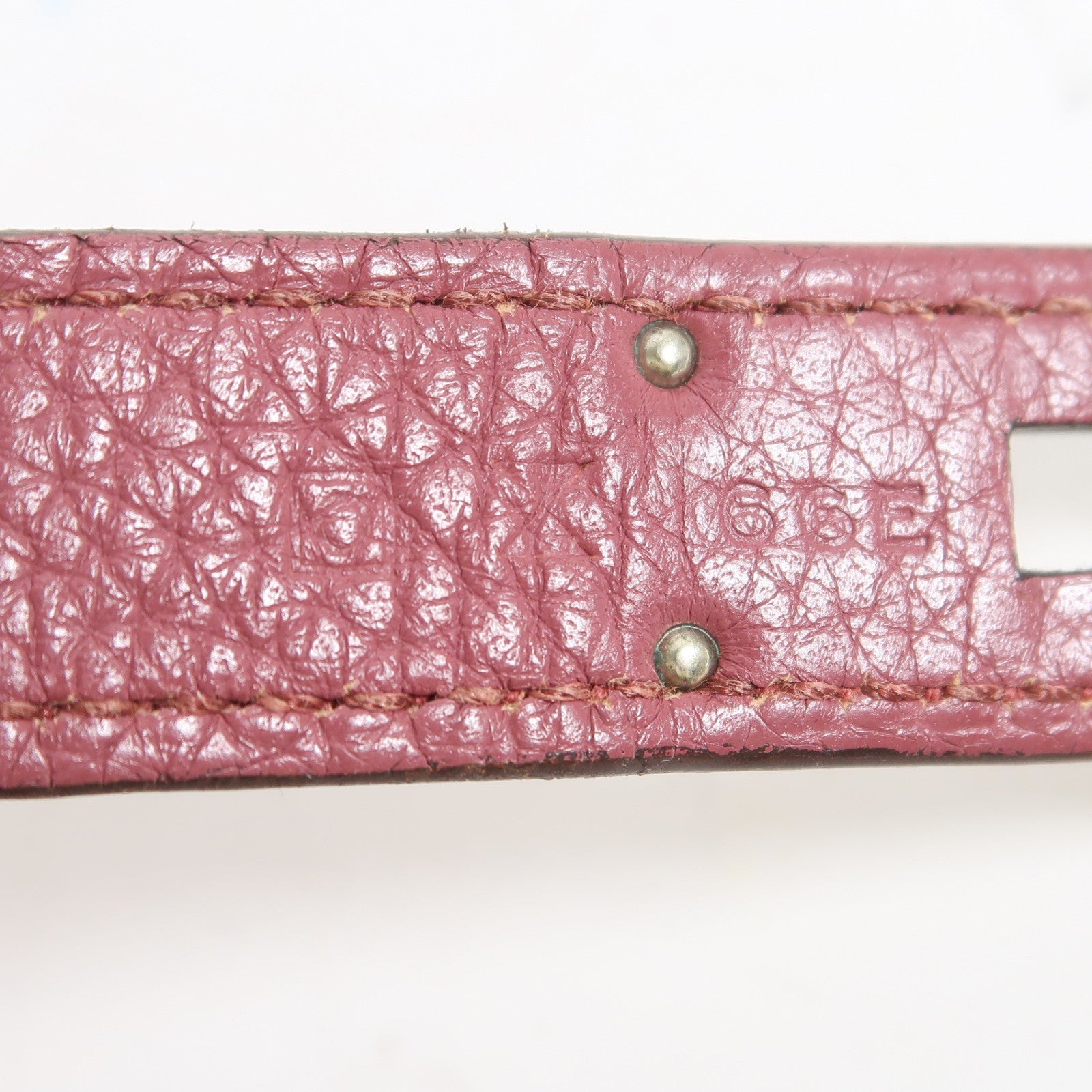 HERMES Togo皮革Birkin 35銀扣手挽袋Bois De Rose粉紅色