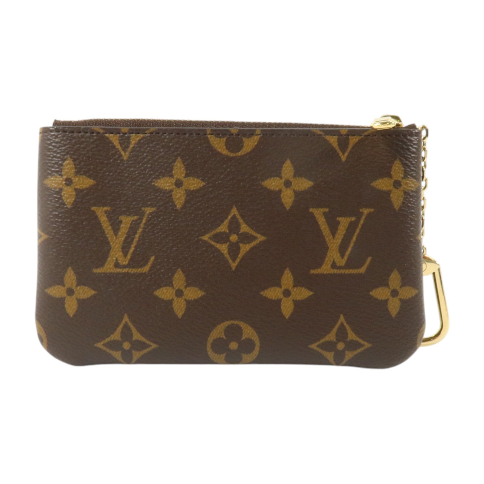 LOUIS VUITTON Monogram Key Pouch S金扣鎖匙套