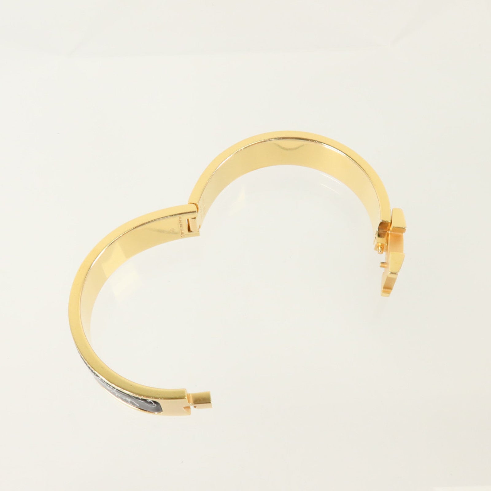 HERMES 金屬/琺瑯Clic H Bracelet金扣手鏈