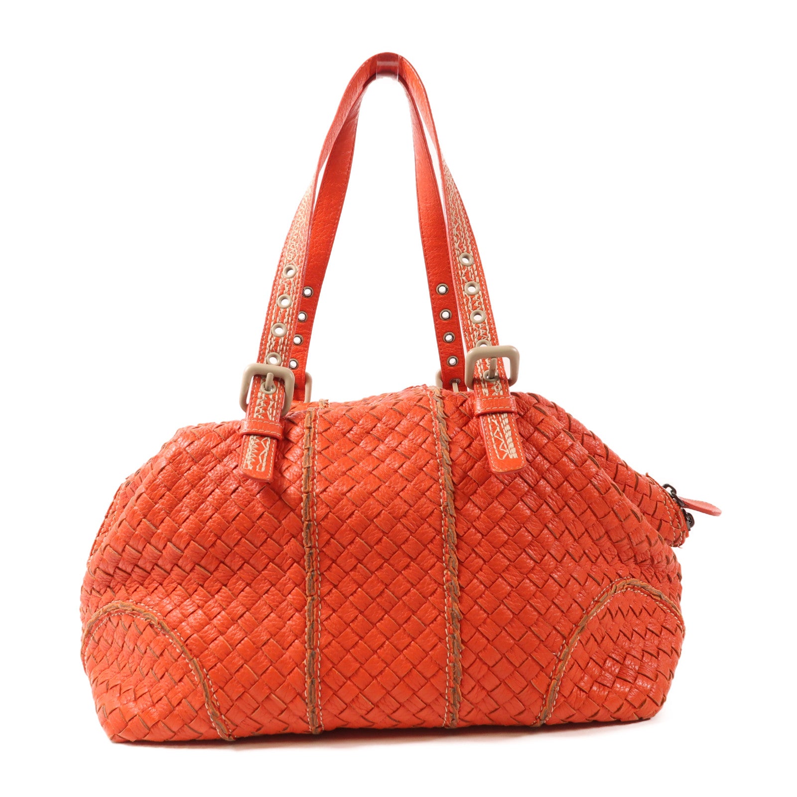 BOTTEGA VENETA 【激減優惠】牛皮皮革Hand Bag手挽袋