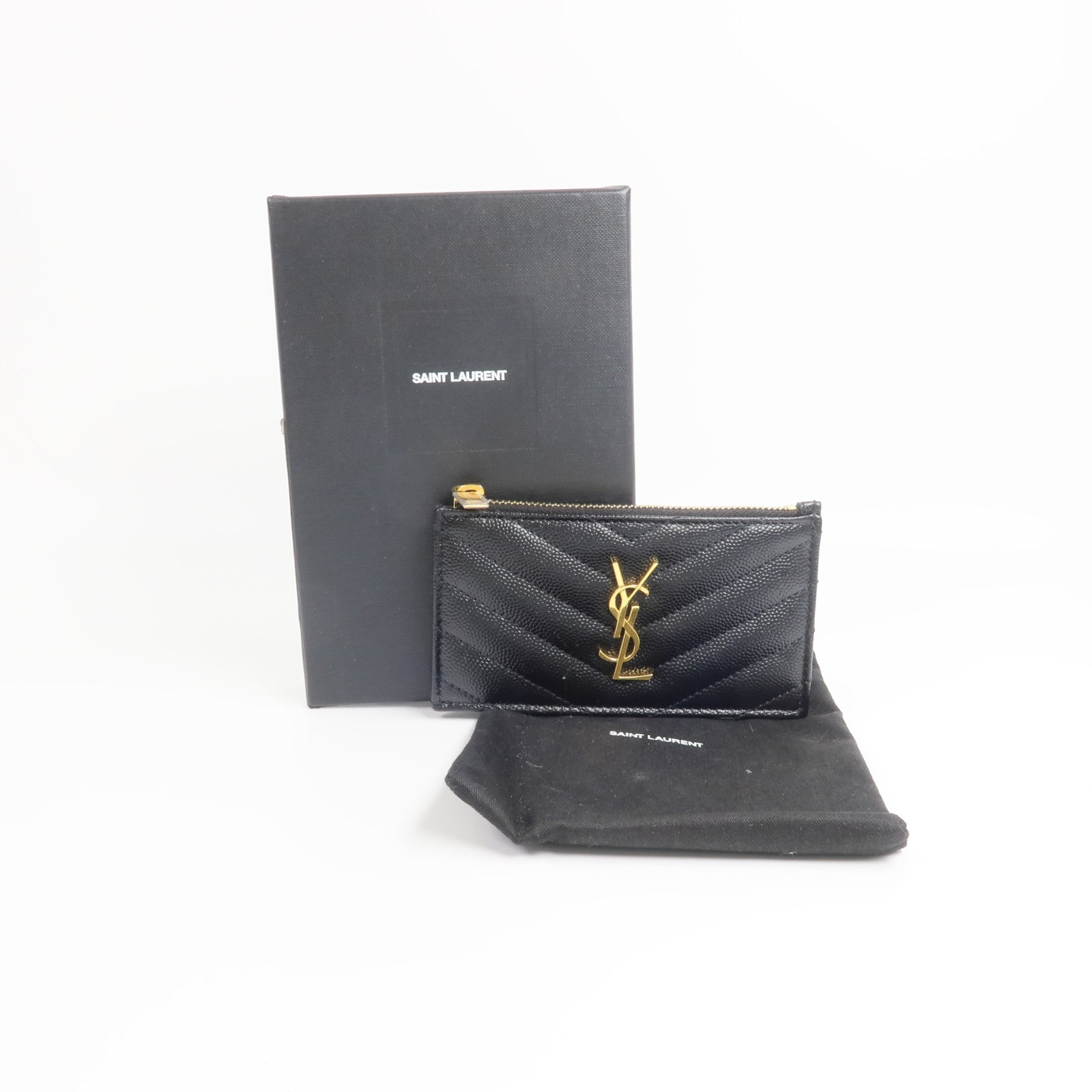 SAINT LAURENT 牛皮皮革Card Case卡片套