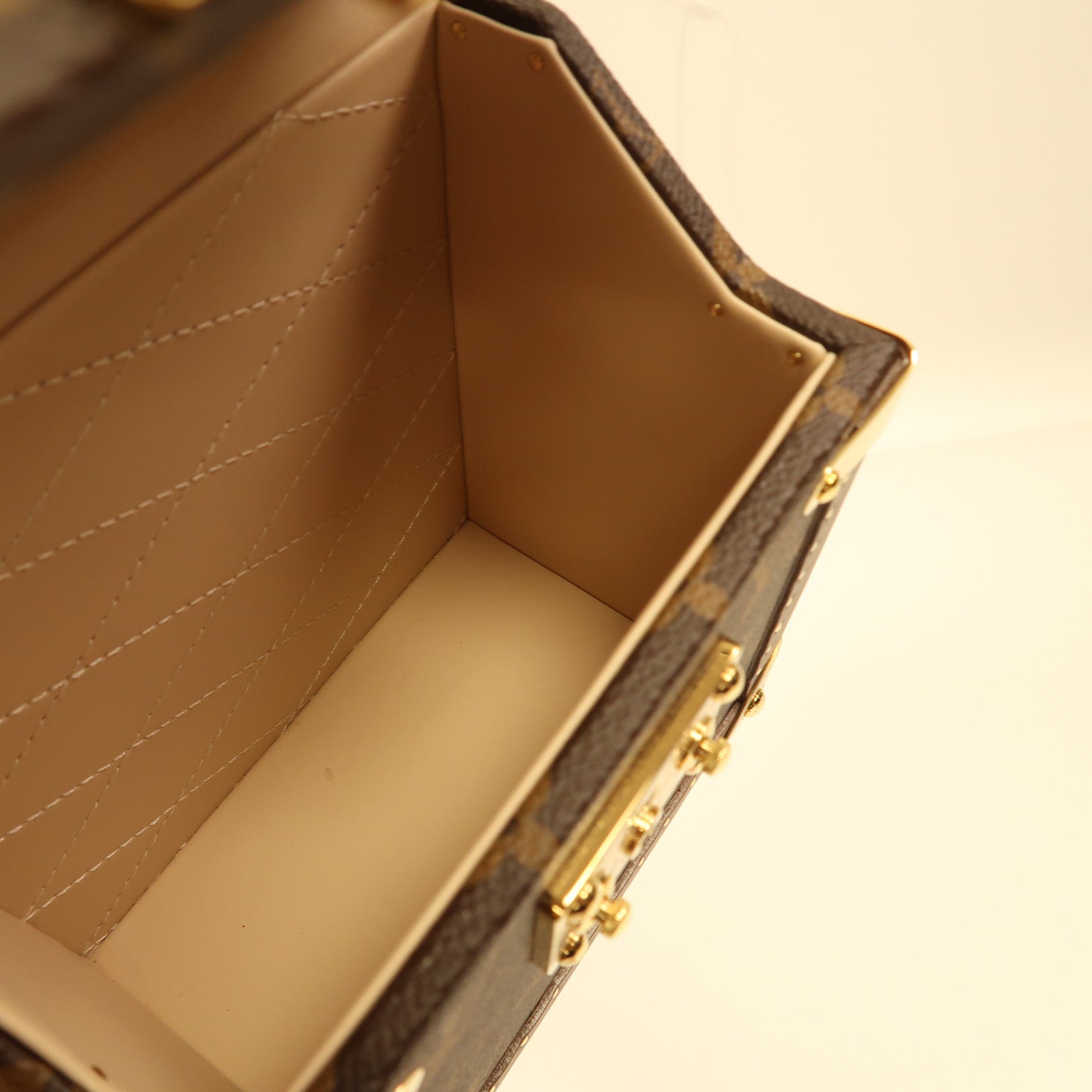 LOUIS VUITTON LV GHW Camera Box 2 Way Shoulder Bag M10079 Monogram Brown