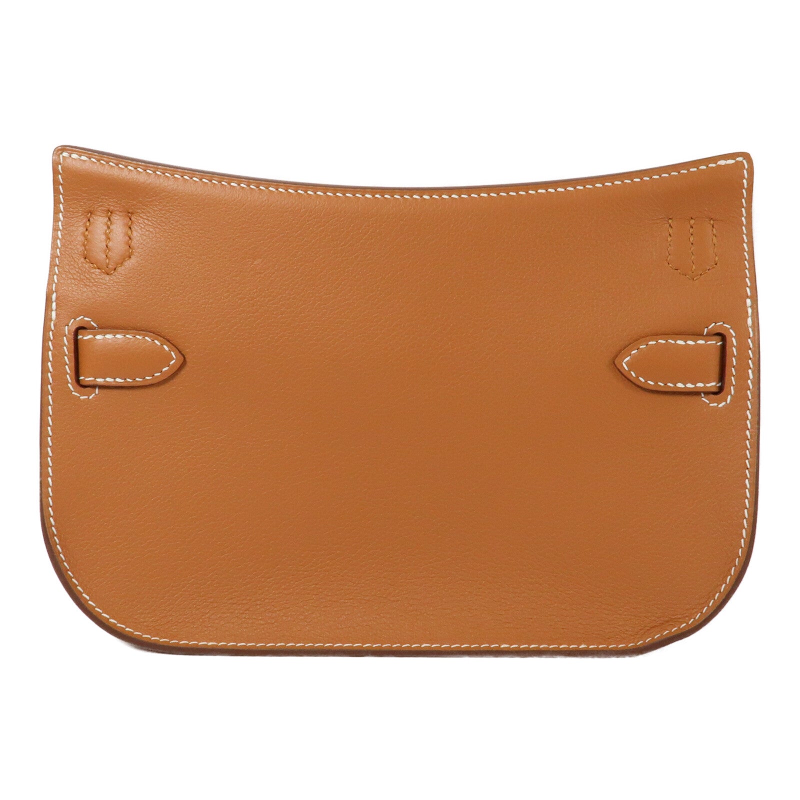 HERMES Evercolor皮革Mini Jypsiere金扣肩背袋Gold