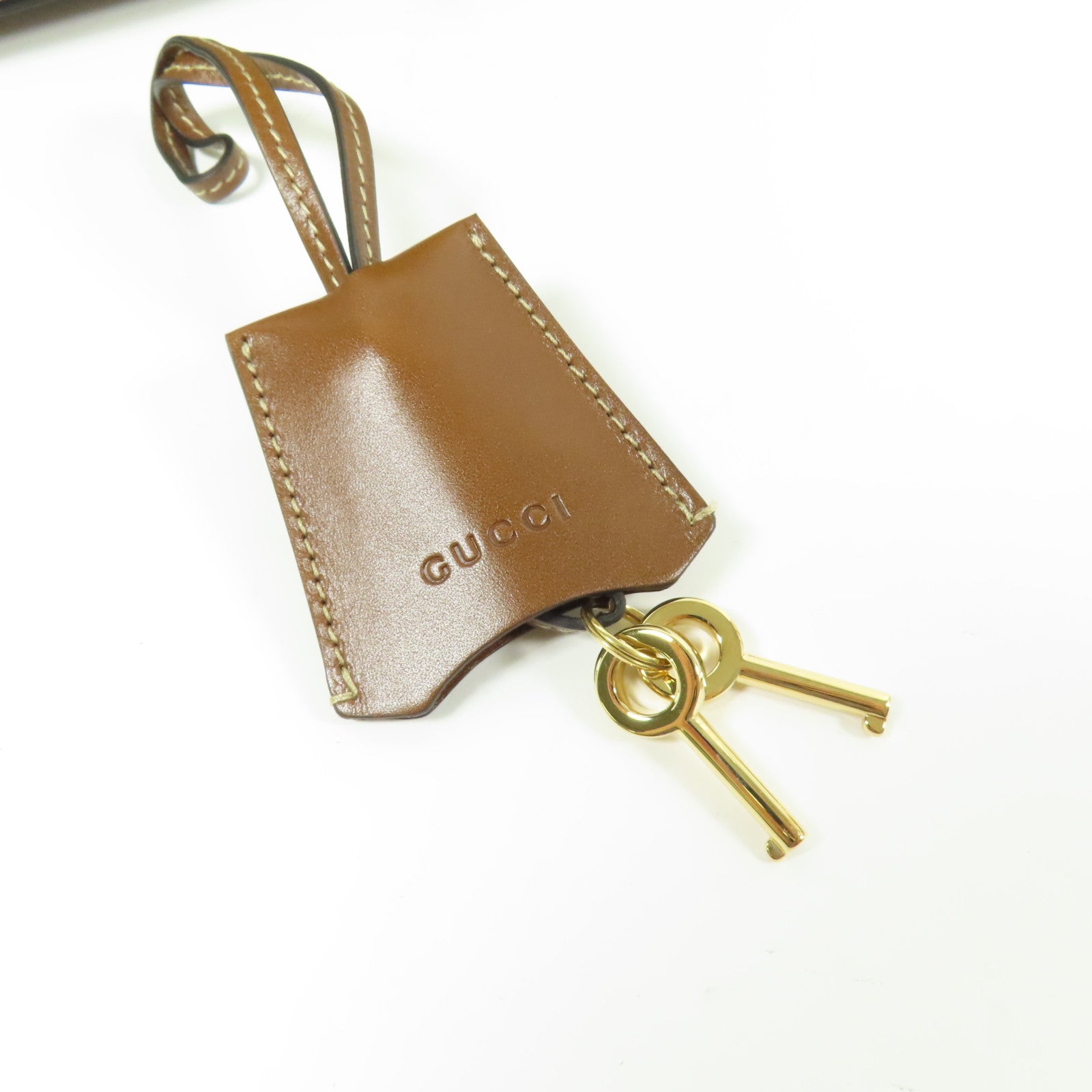 GUCCI 塗層帆布Padlock GG Small金扣手挽肩背兩用袋