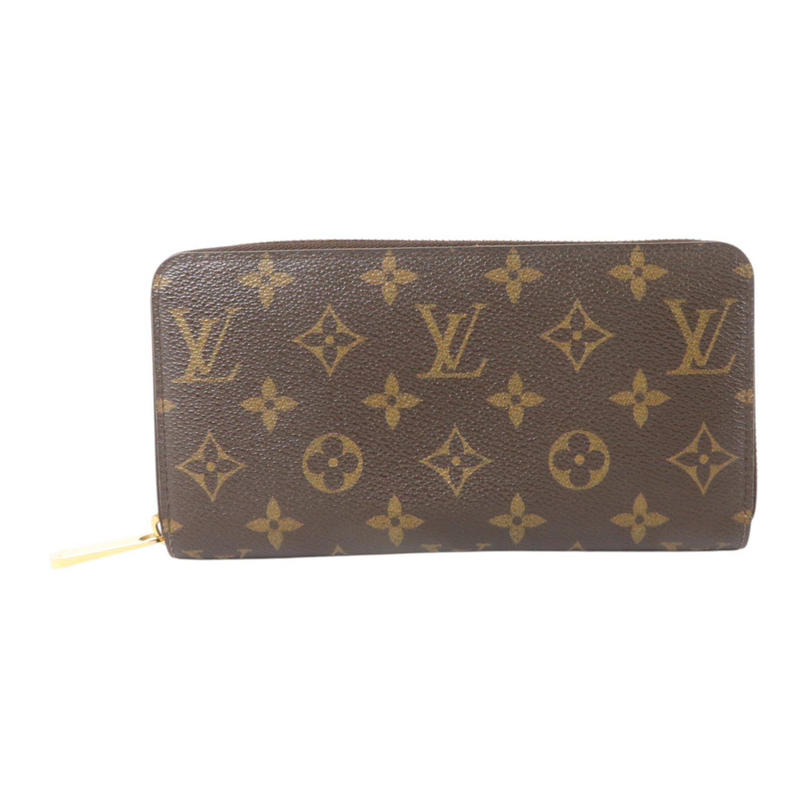LOUIS VUITTON Monogram Zipper Long Wallet金扣長錢包