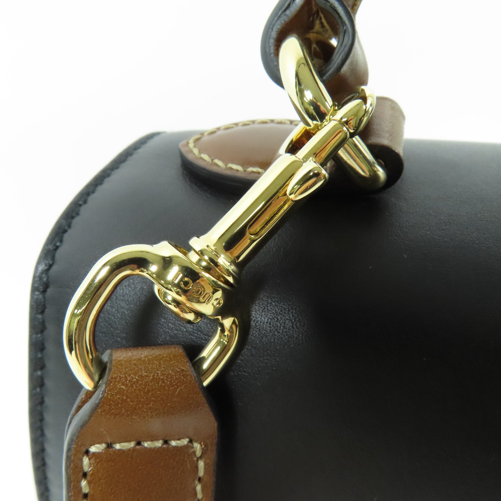 GUCCI 塗層帆布Padlock GG Small金扣手挽肩背兩用袋