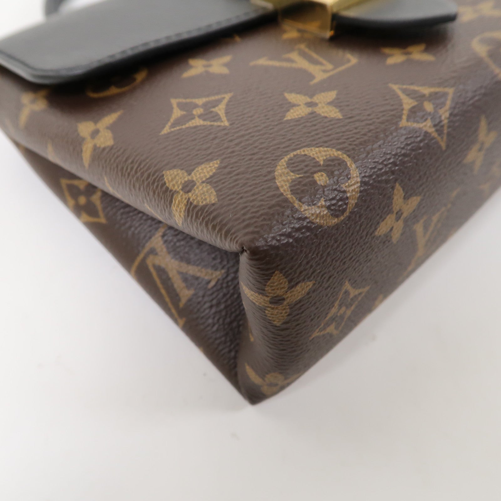 LOUIS VUITTON 【激減優惠】Monogram Locky BB金扣手挽肩背兩用袋黑色/啡色
