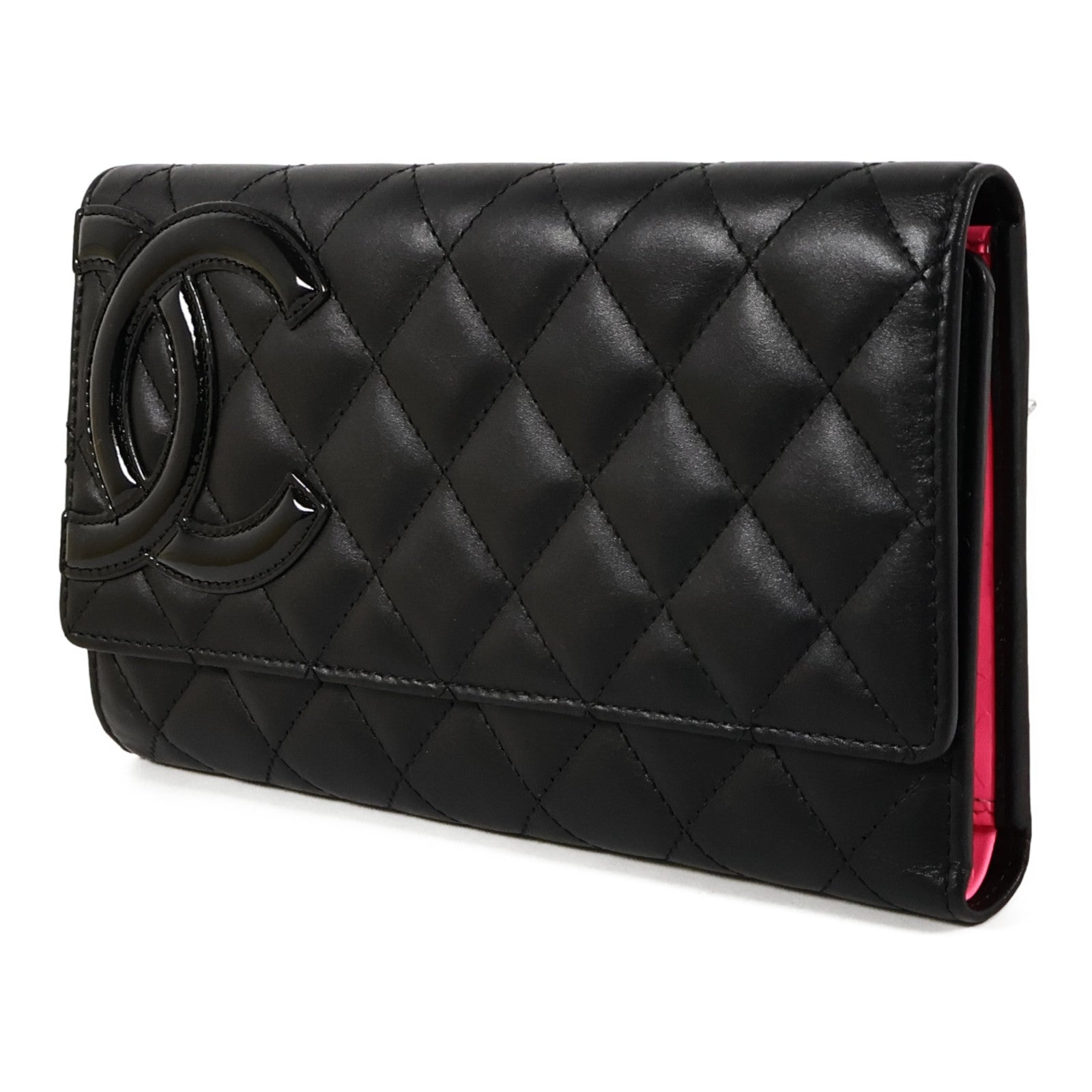 CHANEL 牛皮皮革Cambon Long Wallet長錢包