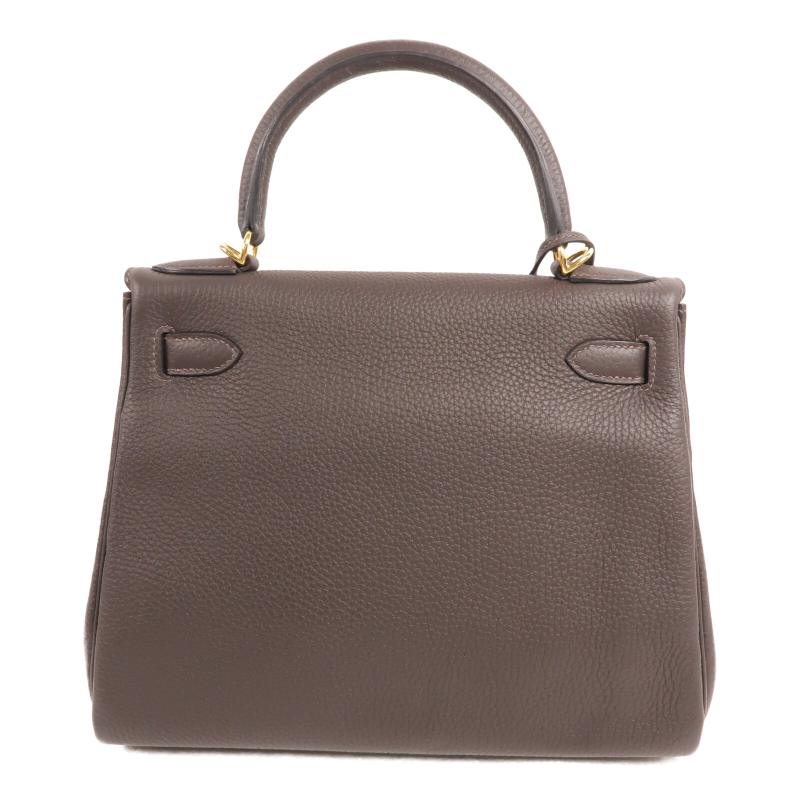 HERMES Togo皮革Kelly 28手挽肩背兩用袋Macassar