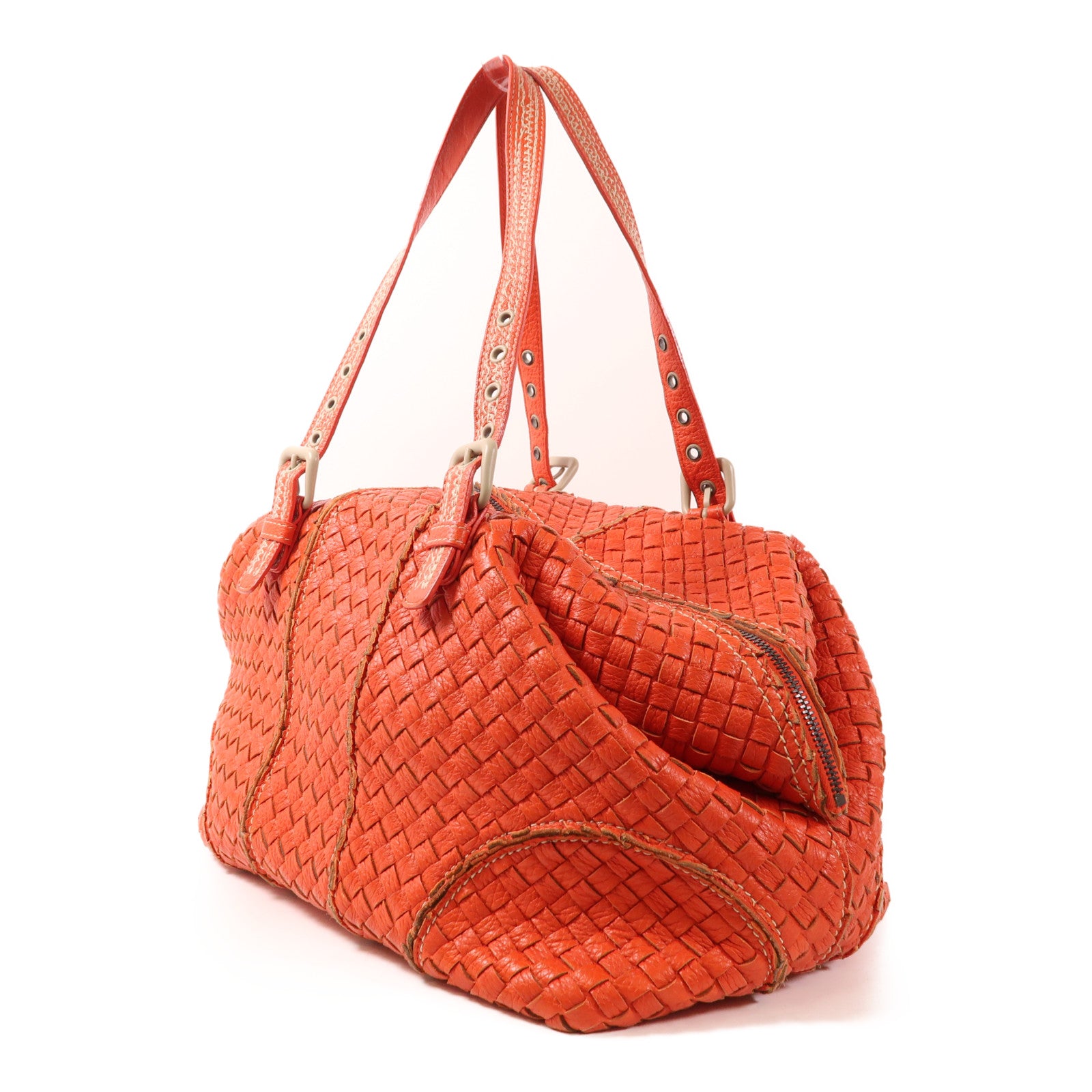 BOTTEGA VENETA 【激減優惠】牛皮皮革Hand Bag手挽袋