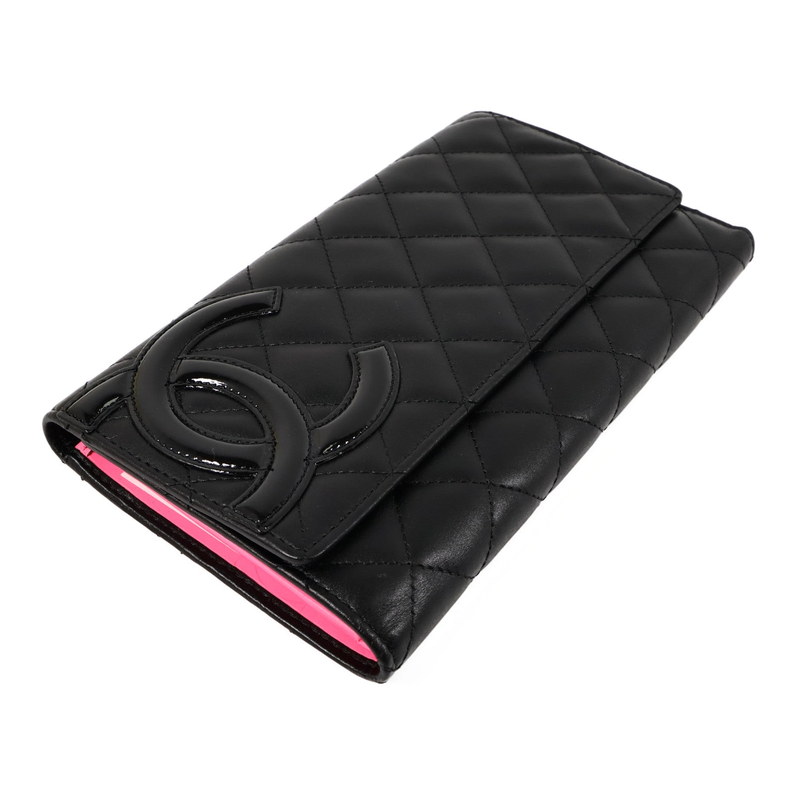 CHANEL 牛皮皮革Cambon Long Wallet長錢包