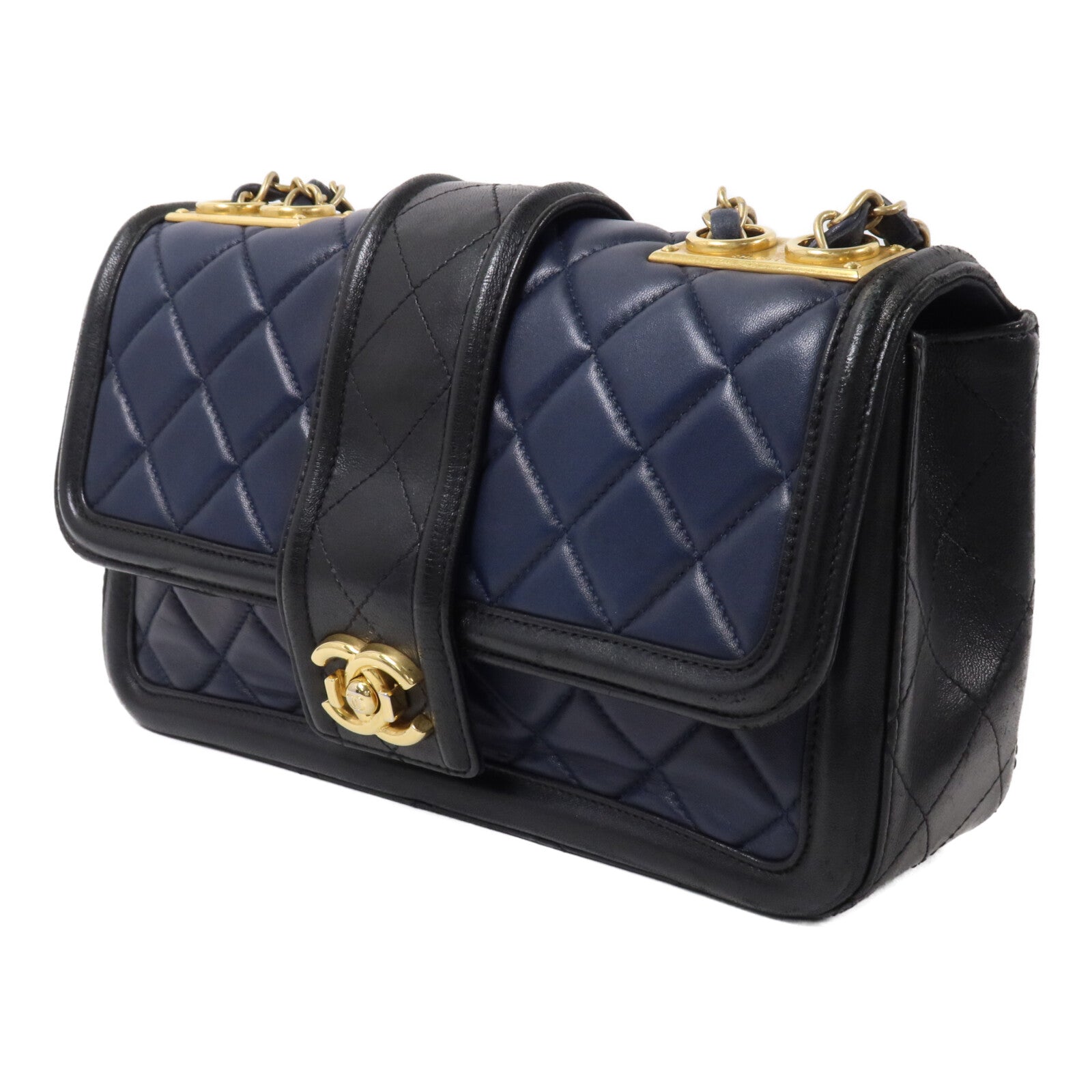 CHANEL 羊皮皮革Elegant CC Flap Bag鏈帶肩背袋