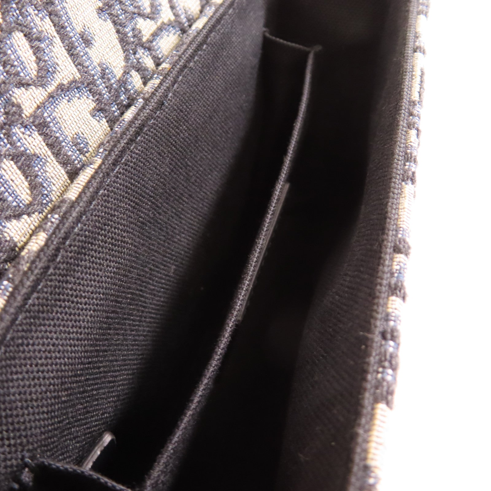 Dior Oblique帆布30 Montaigne Mini Shoulder Bag金扣肩背袋寶藍色