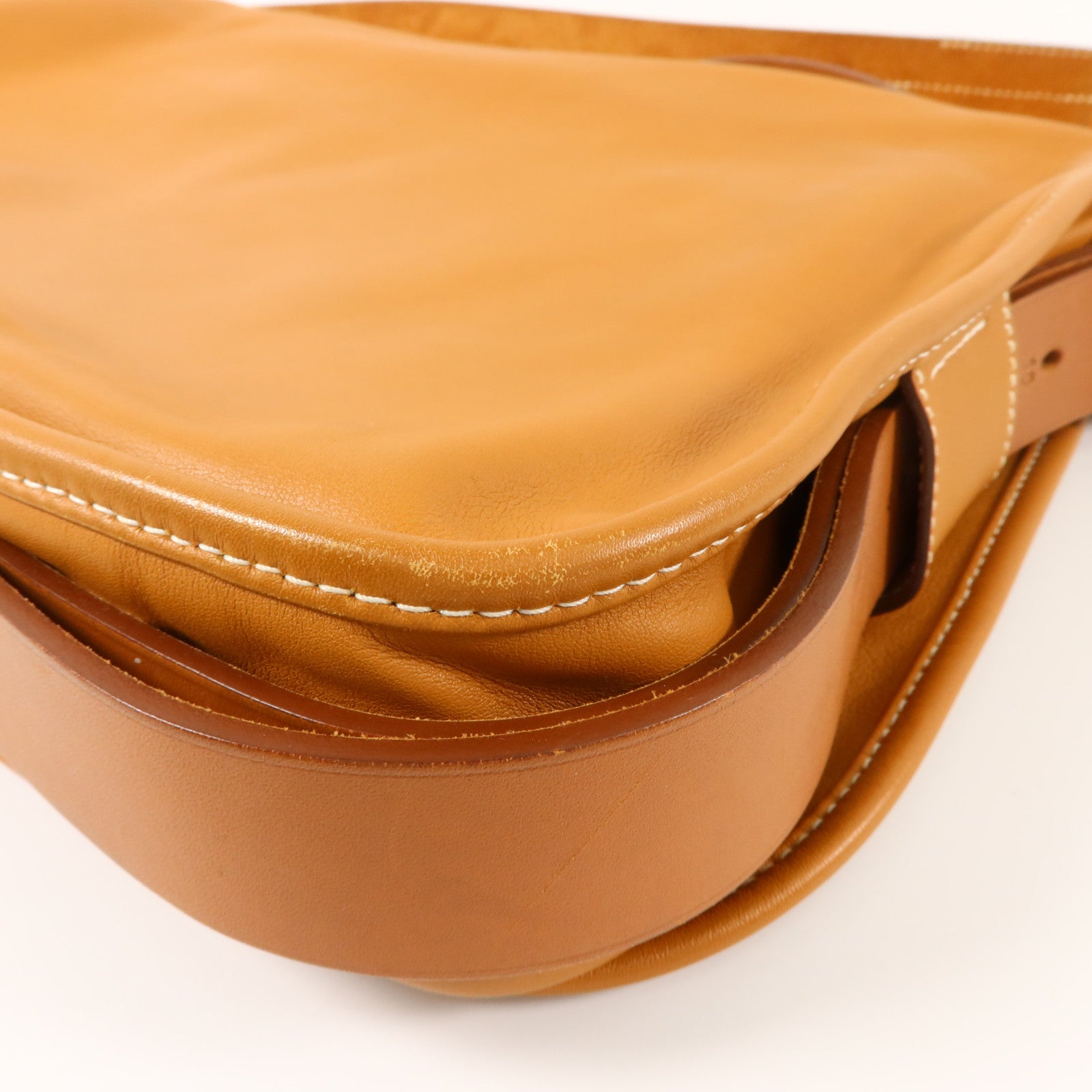 HERMES Swift皮革Barda 35肩背袋Gold