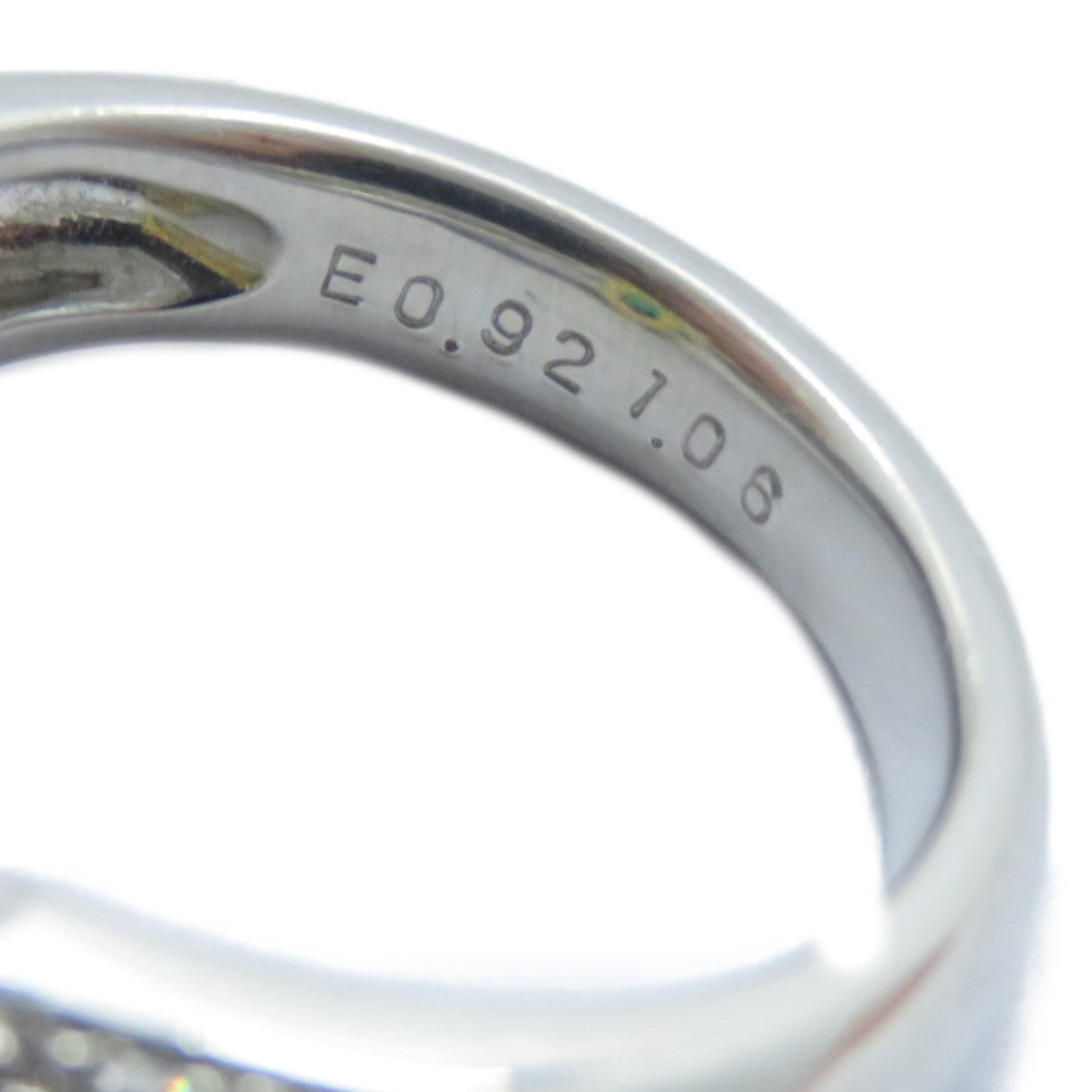 JEWELRY 【激減優惠】PT900鉑金/18K黃金Emerald Diamond Ring 0.92ct綠寶石/1.06ct鑽石戒指US#6.25