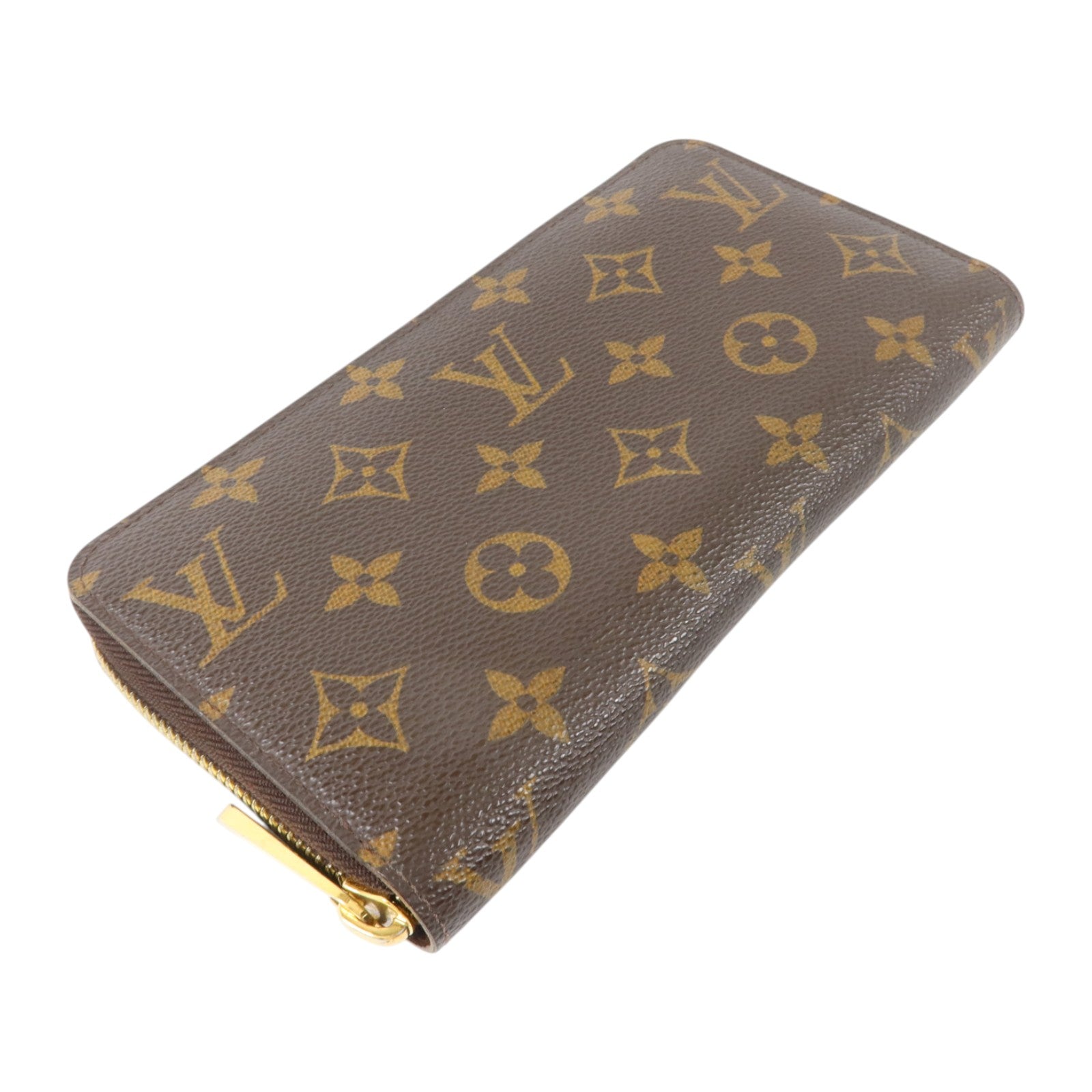 LOUIS VUITTON Monogram Zipper Long Wallet金扣長錢包