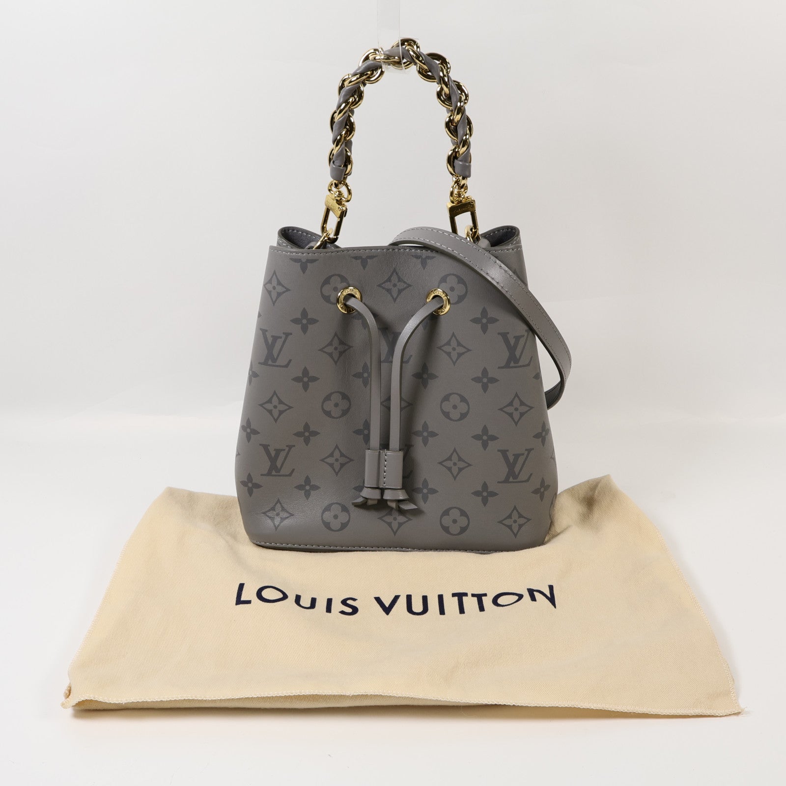LOUIS VUITTON Monogram Ink NeoNoe BB金扣手挽肩背兩用袋
