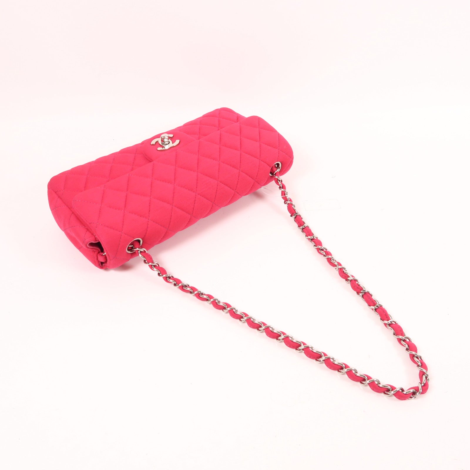 CHANEL 【激減優惠】帆布Chain Shoulder鏈帶肩背袋