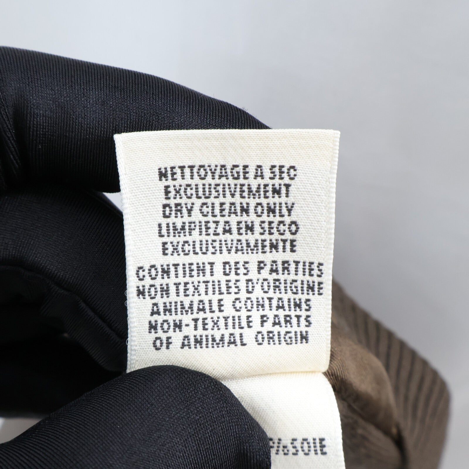 HERMES Knit/Leather Shirt上衣
