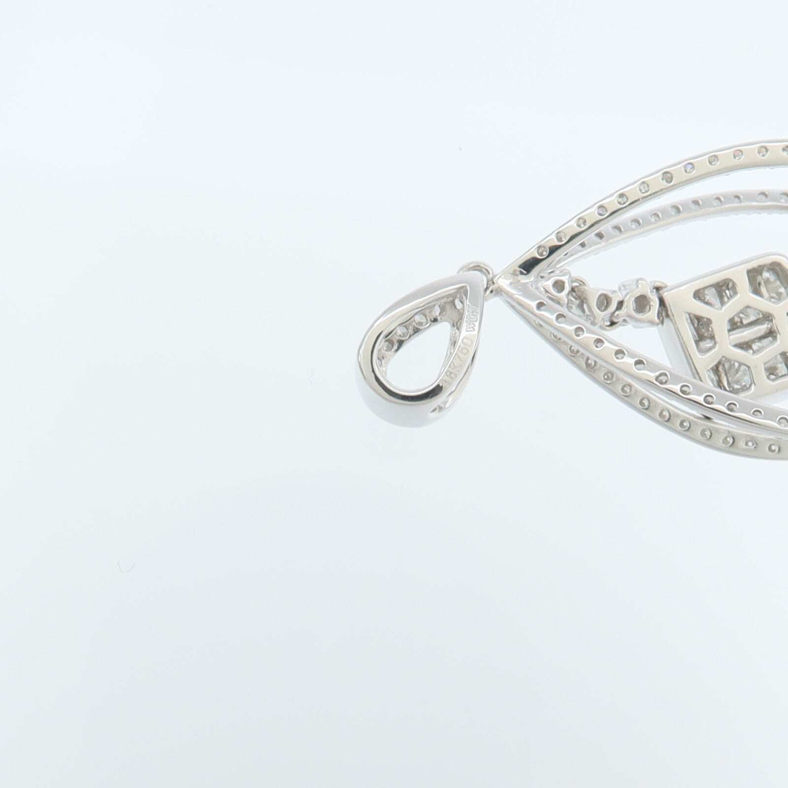 JEWELRY 18K白金Diamond Top吊墜