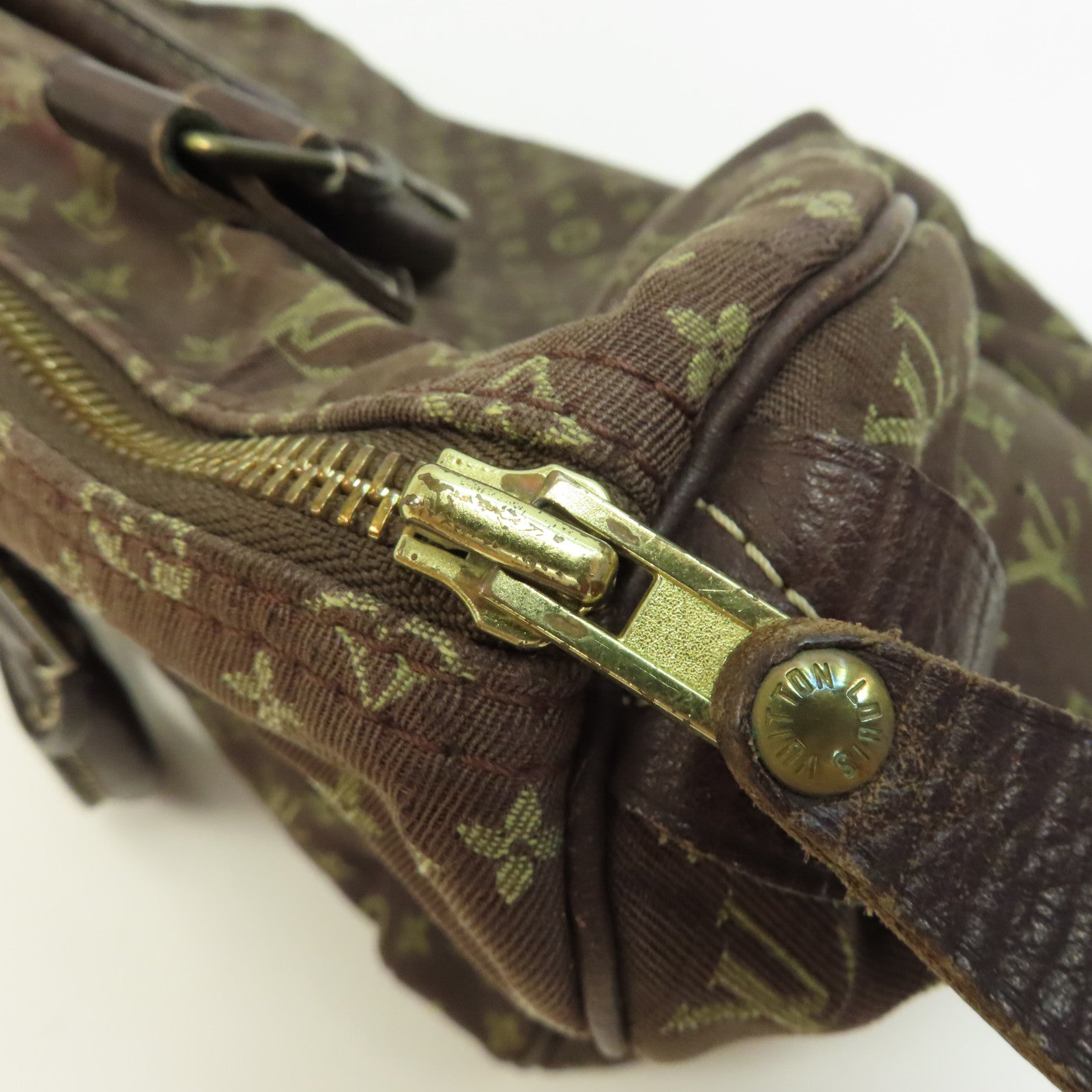 LOUIS VUITTON 【激減優惠】Monogram Mini Speedy 30金扣手挽袋啡色