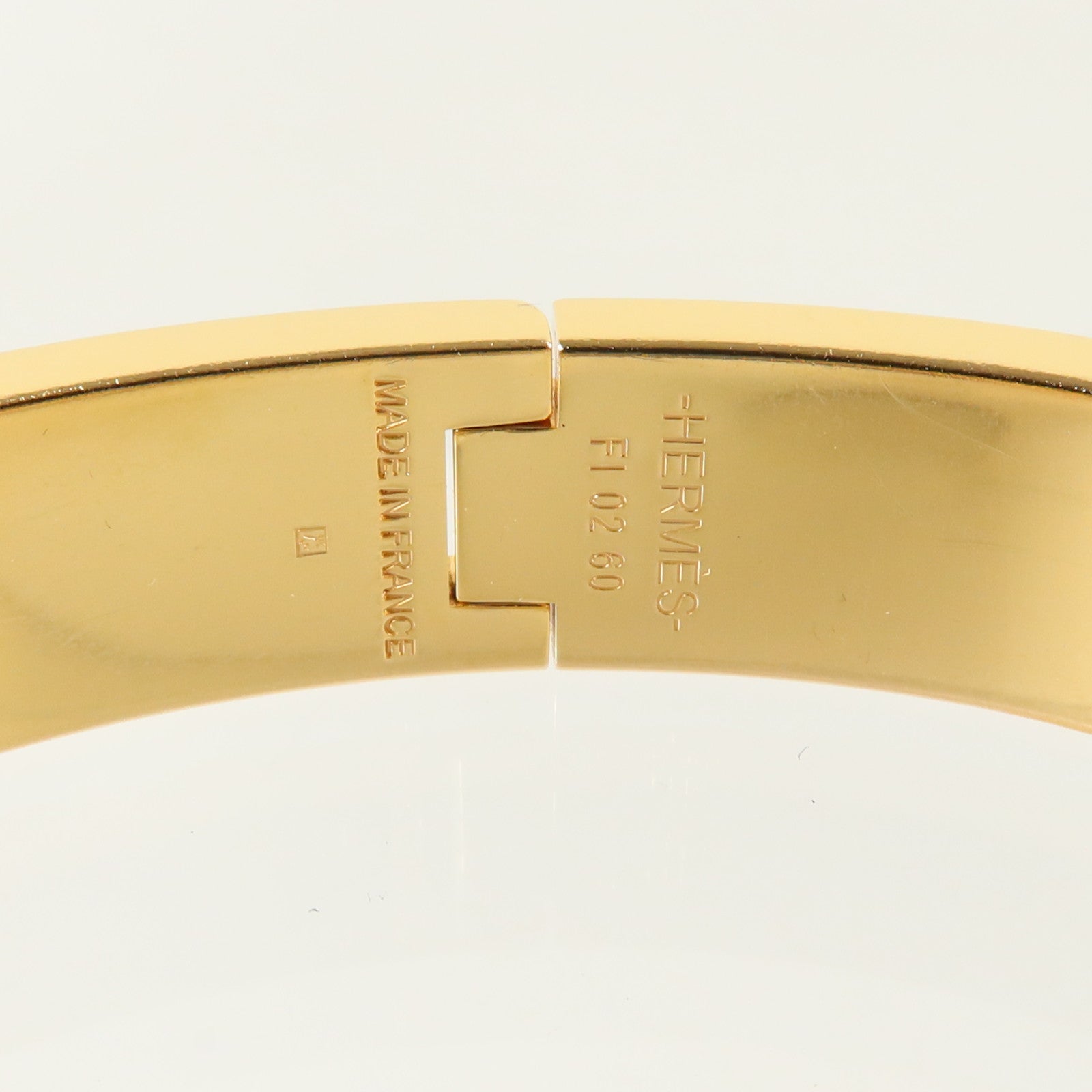 HERMES 金屬/琺瑯Clic H Bracelet金扣手鏈