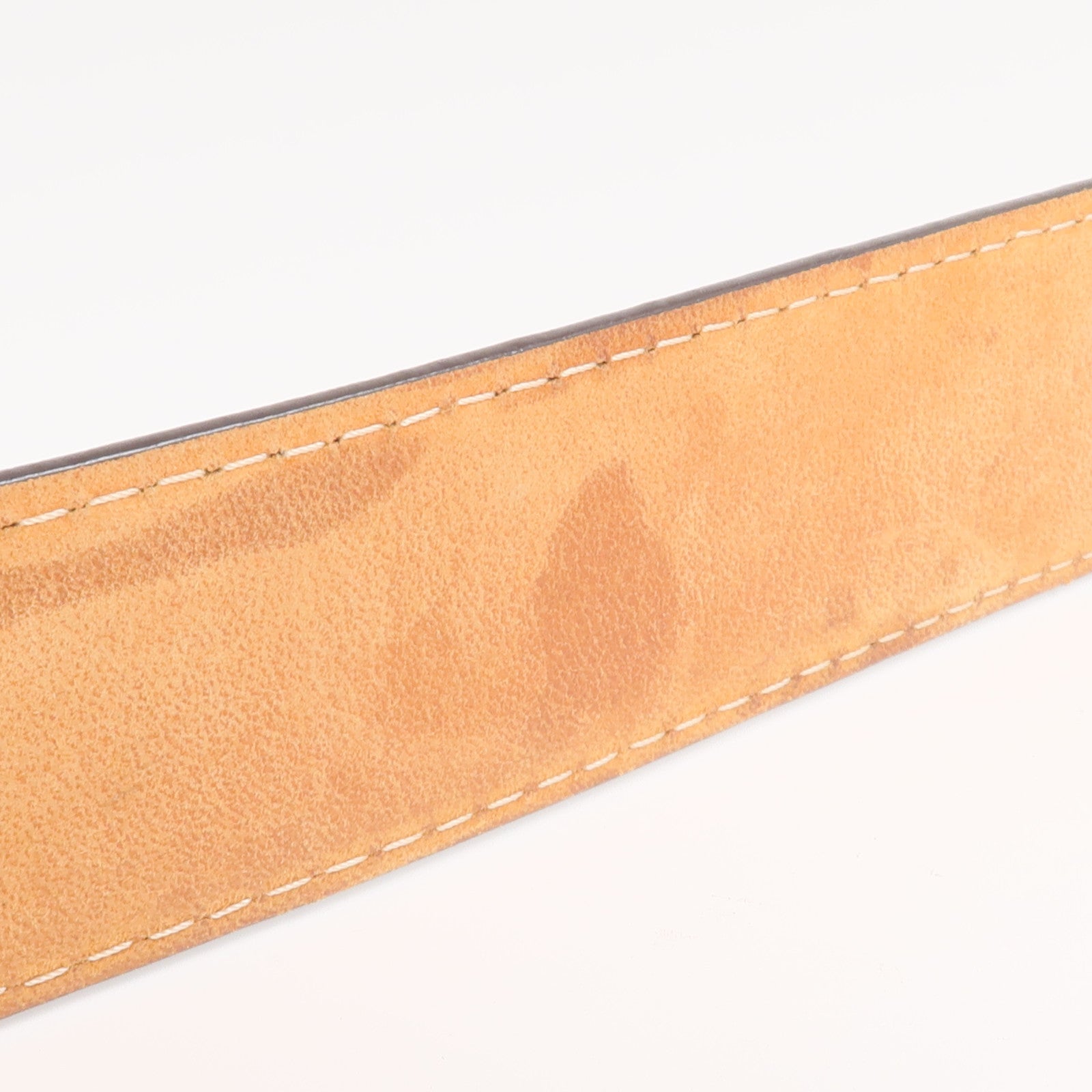 LOUIS VUITTON Damier Ceinture Ellipse Belt金扣皮帶