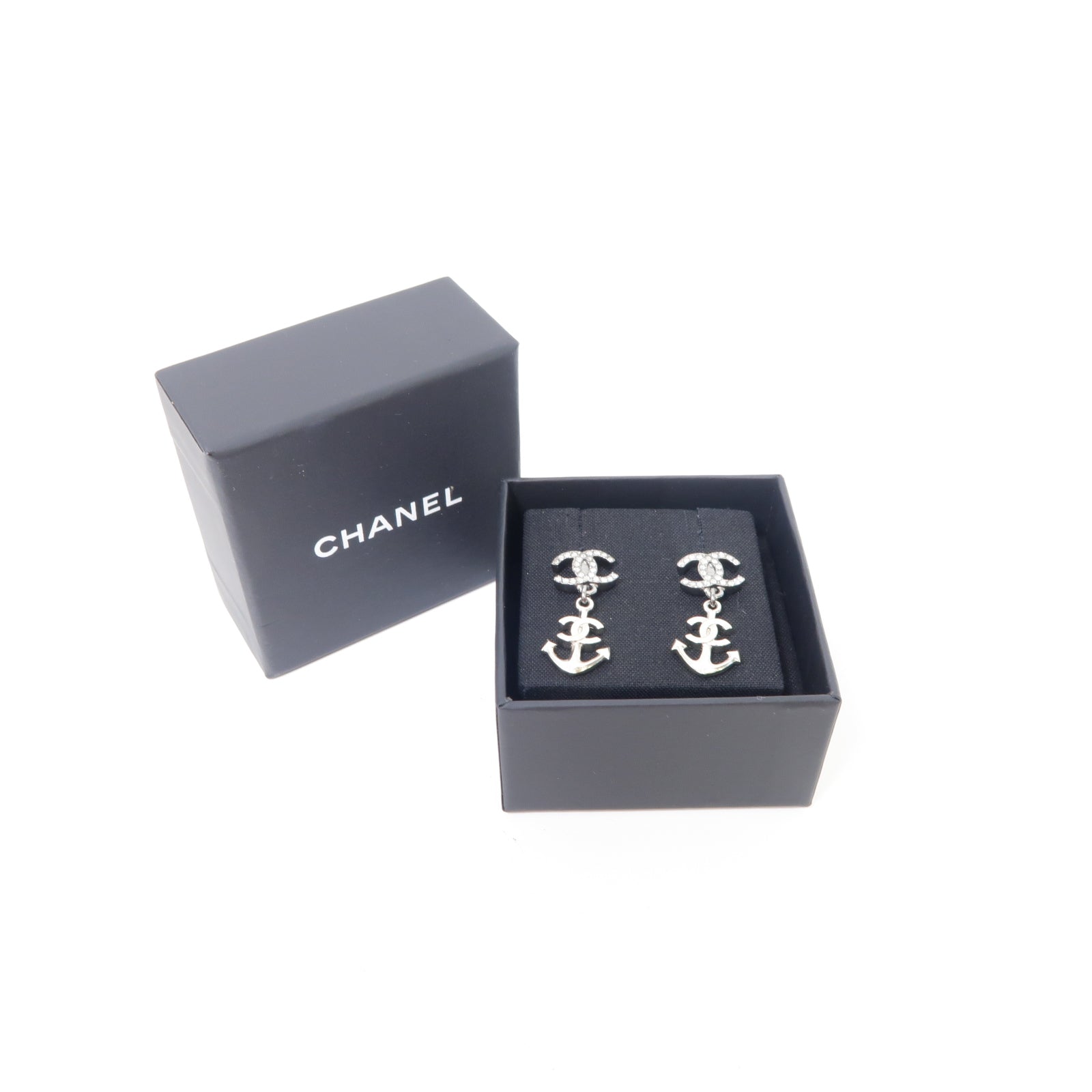 CHANEL 金屬Earring耳環銀色