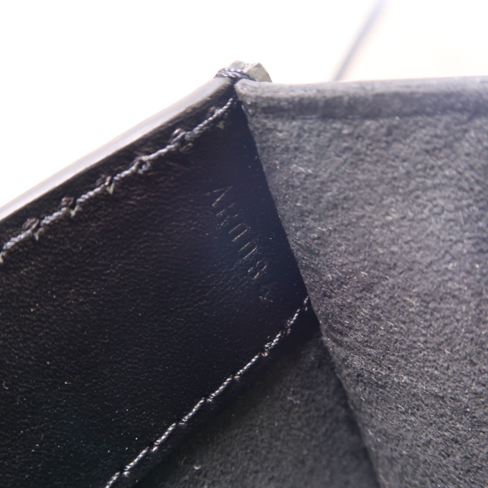 LOUIS VUITTON Epi Larry Business Bag銀扣公事包黑色