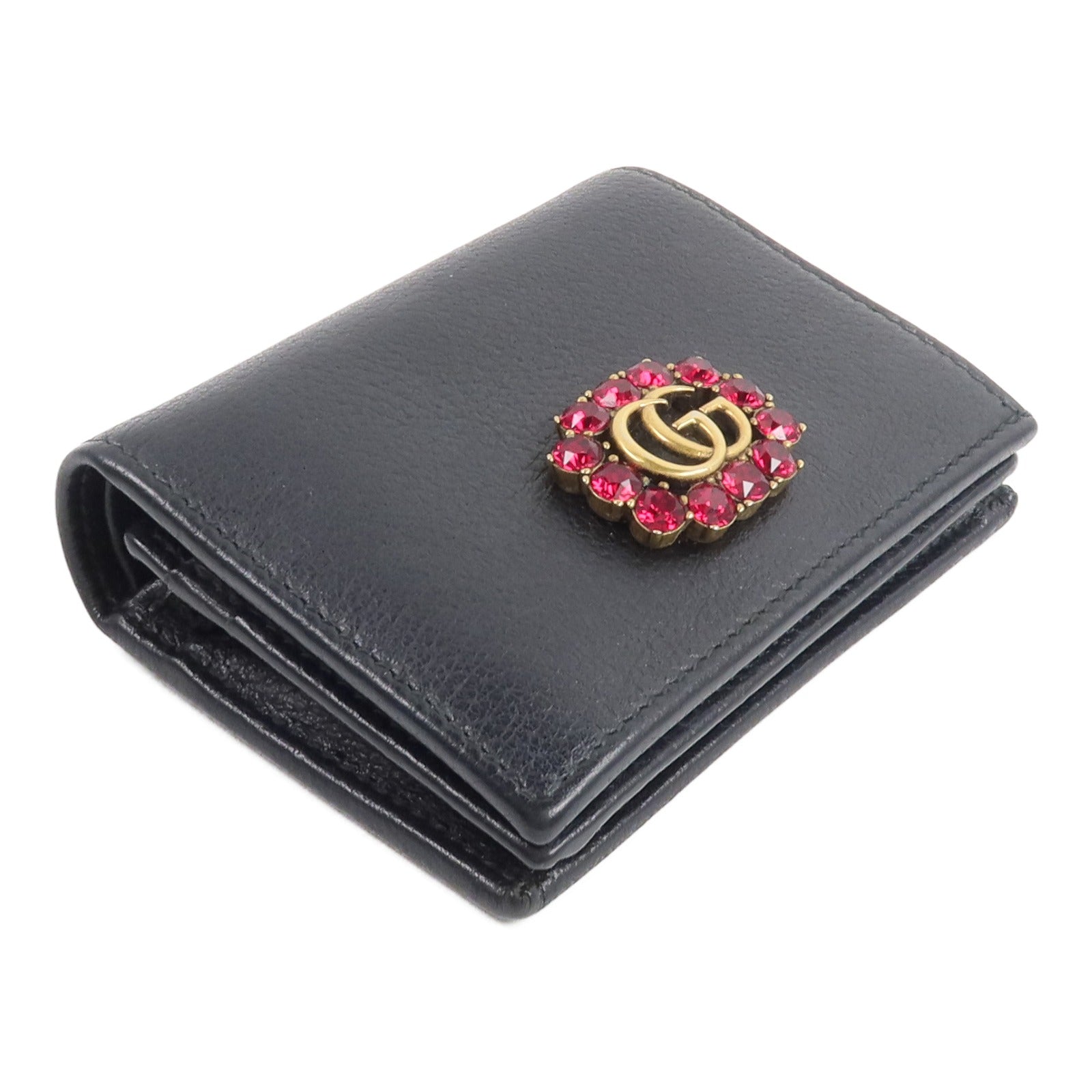 GUCCI 牛皮皮革GG Marmont Wallet錢包