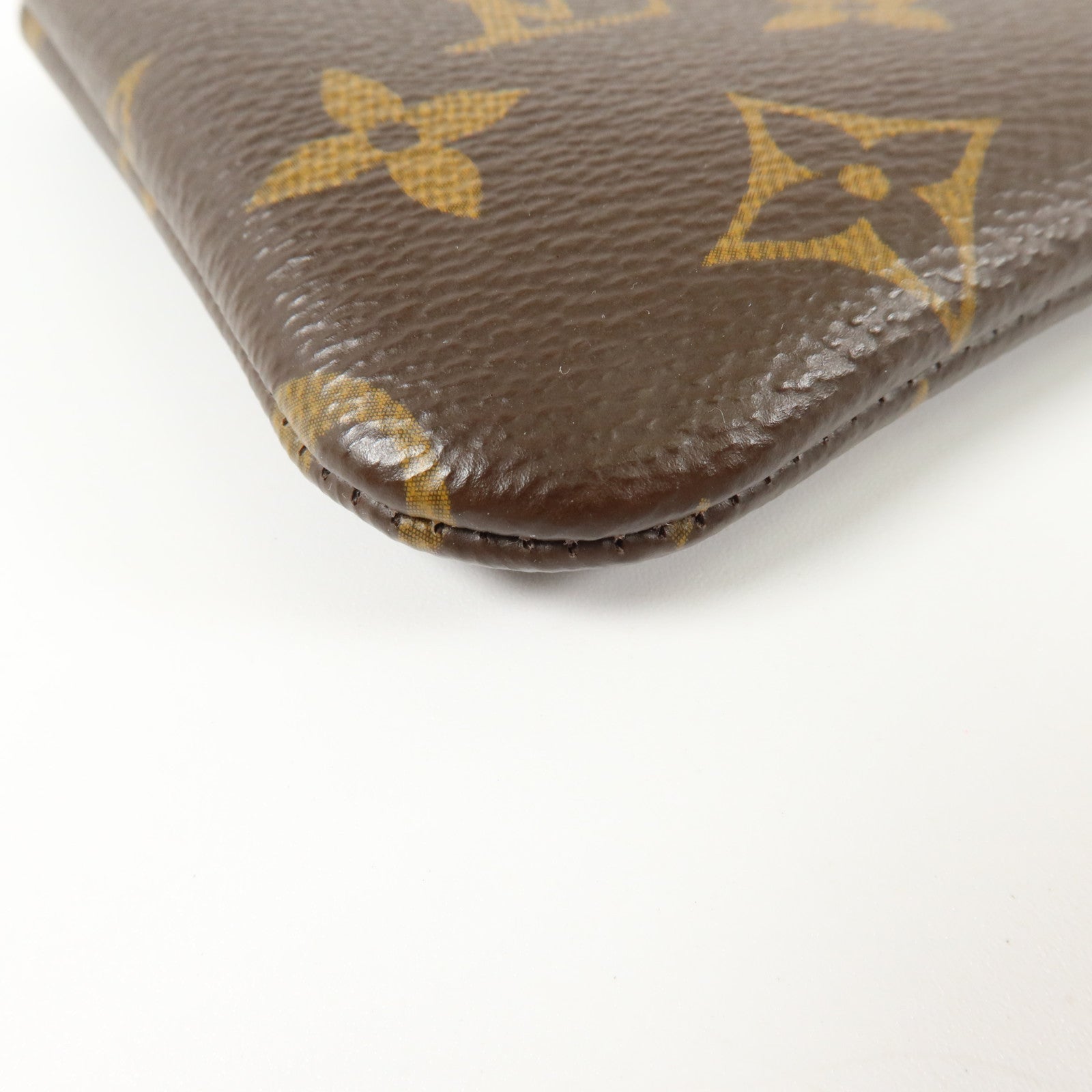 LOUIS VUITTON Monogram Key Pouch S金扣鎖匙套