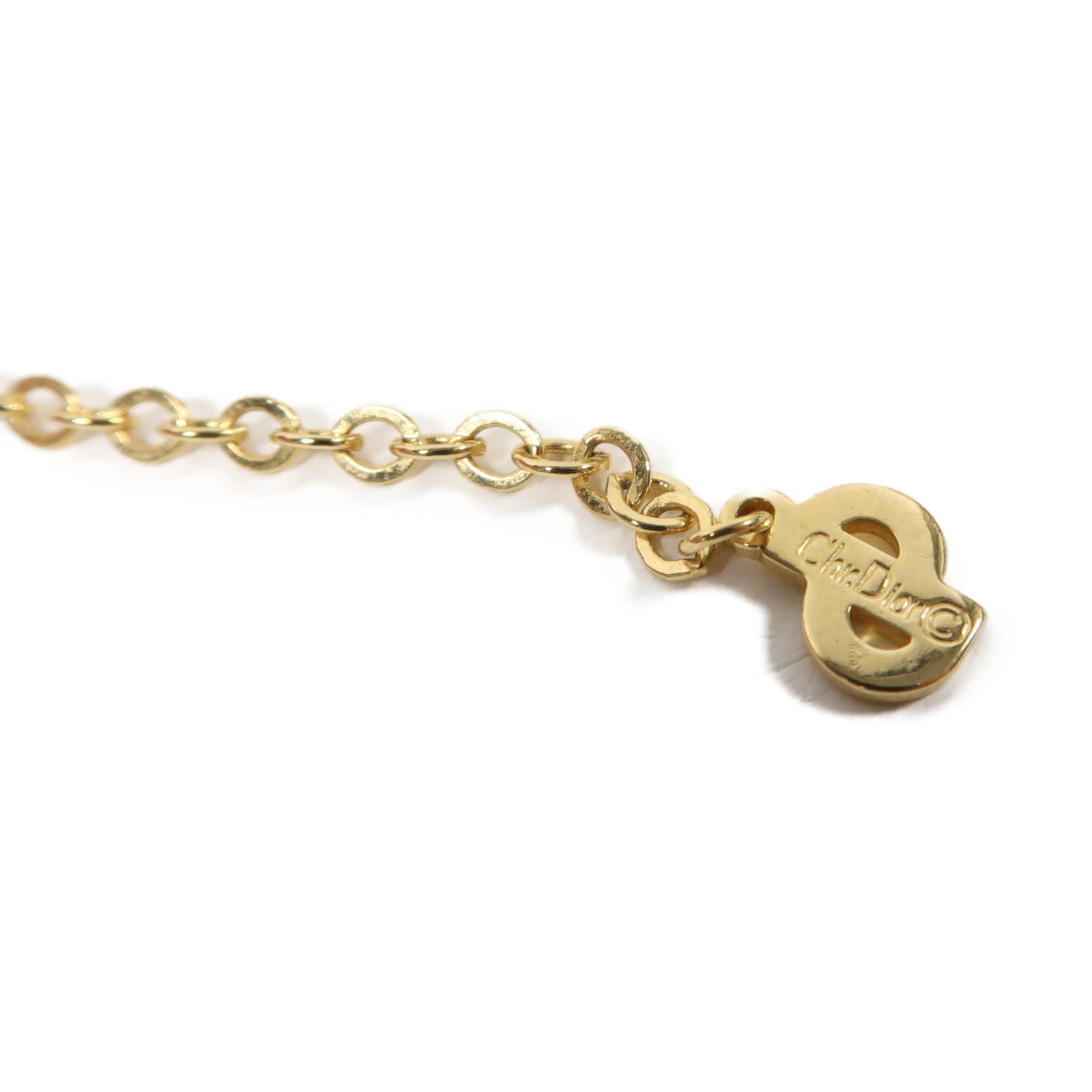 Dior 金屬Vintage Necklace項鍊金色