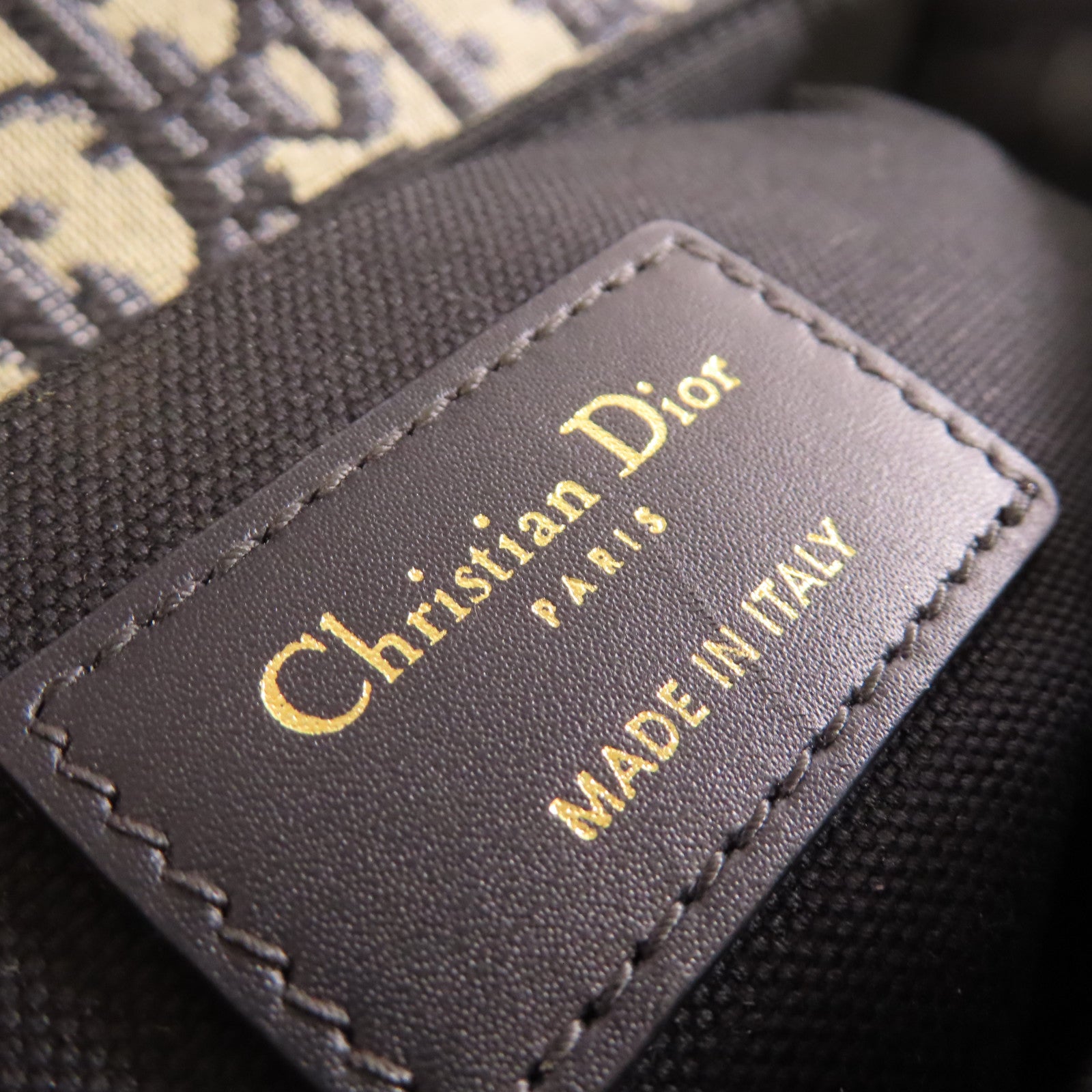 Dior Oblique帆布30 Montaigne Mini Shoulder Bag金扣肩背袋寶藍色