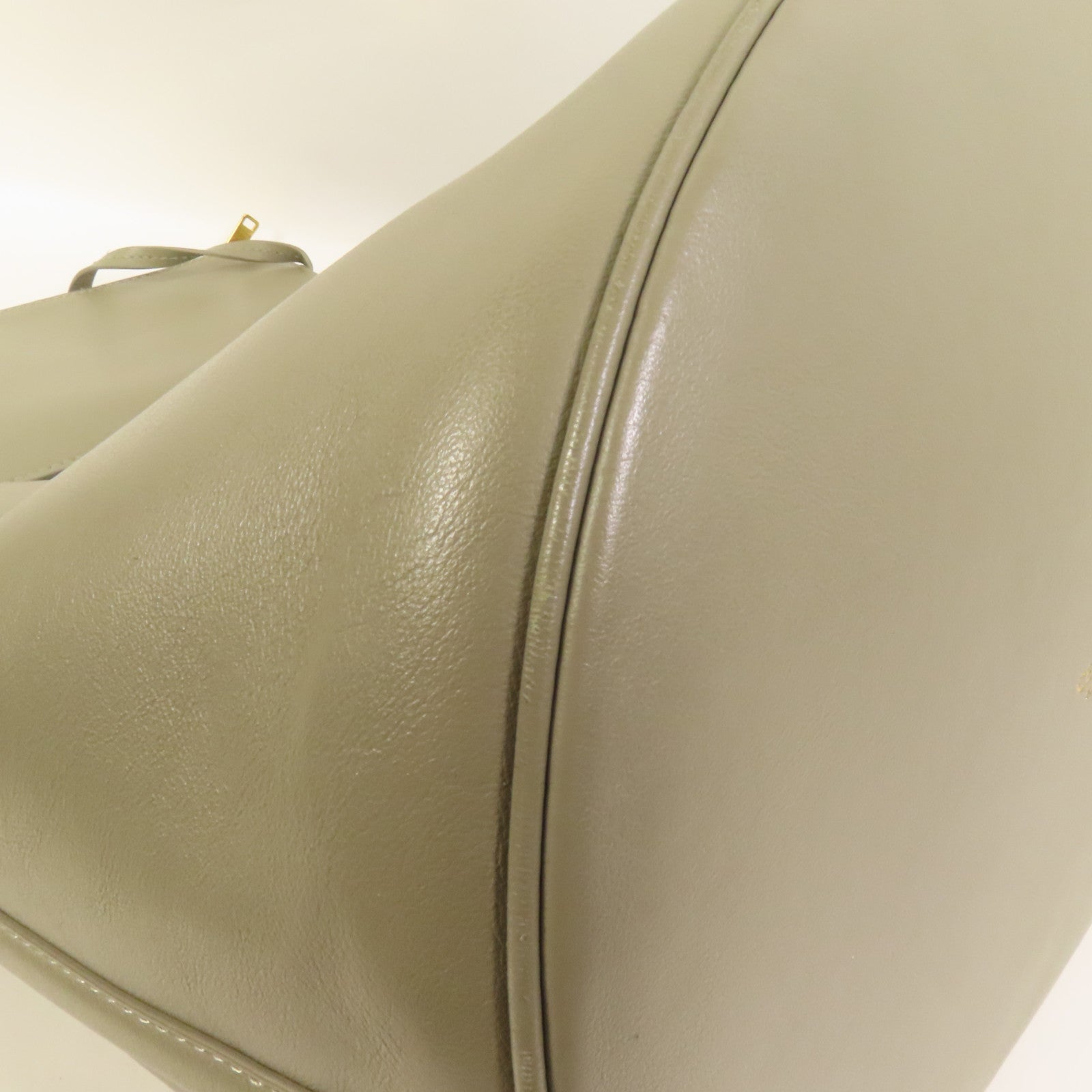 CELINE 牛皮皮革Bucket 16金扣手挽肩背兩用袋