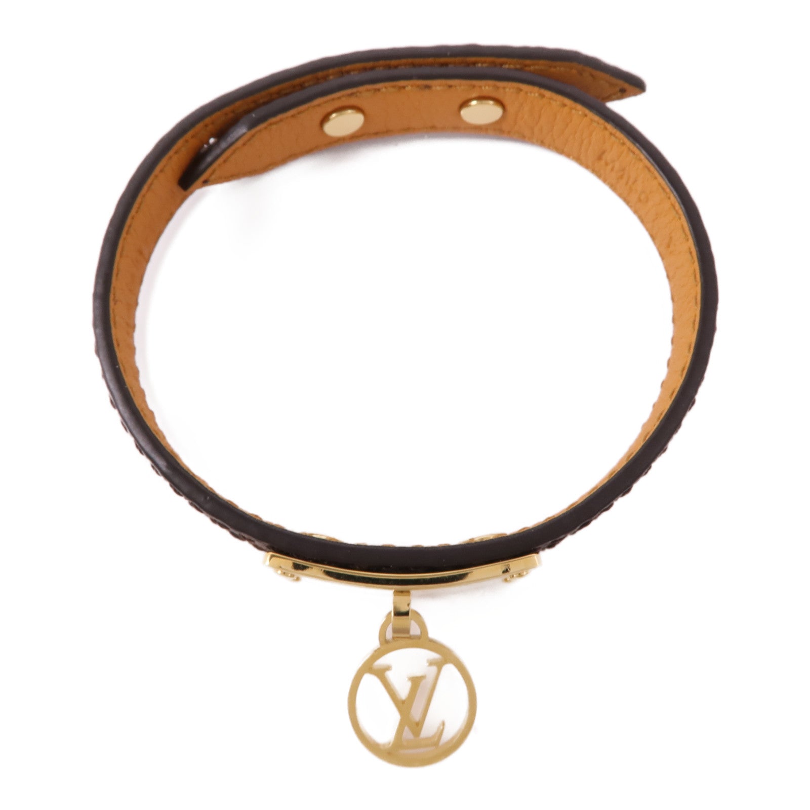 LOUIS VUITTON Monogram Bracelet金扣手鐲