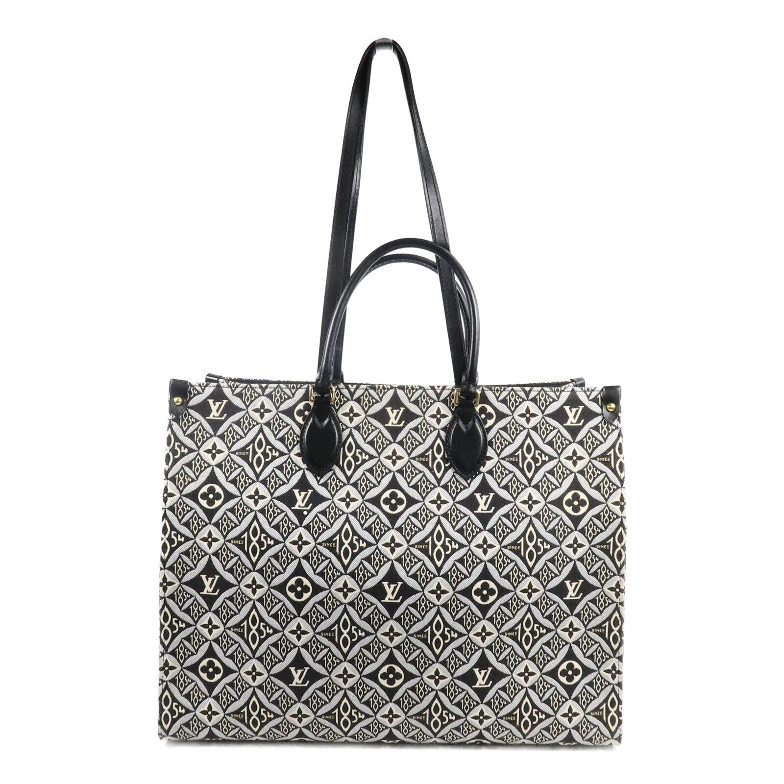LOUIS VUITTON Monogram Jacquard Since 1854 OnTheGo GM手挽肩背兩用袋