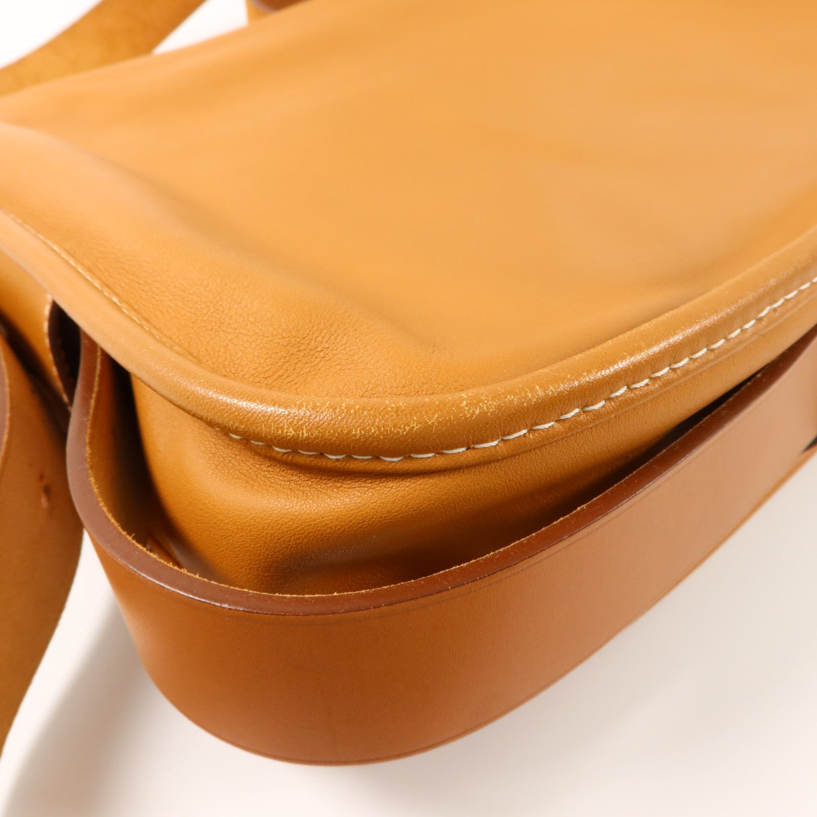 HERMES Swift皮革Barda 35肩背袋Gold