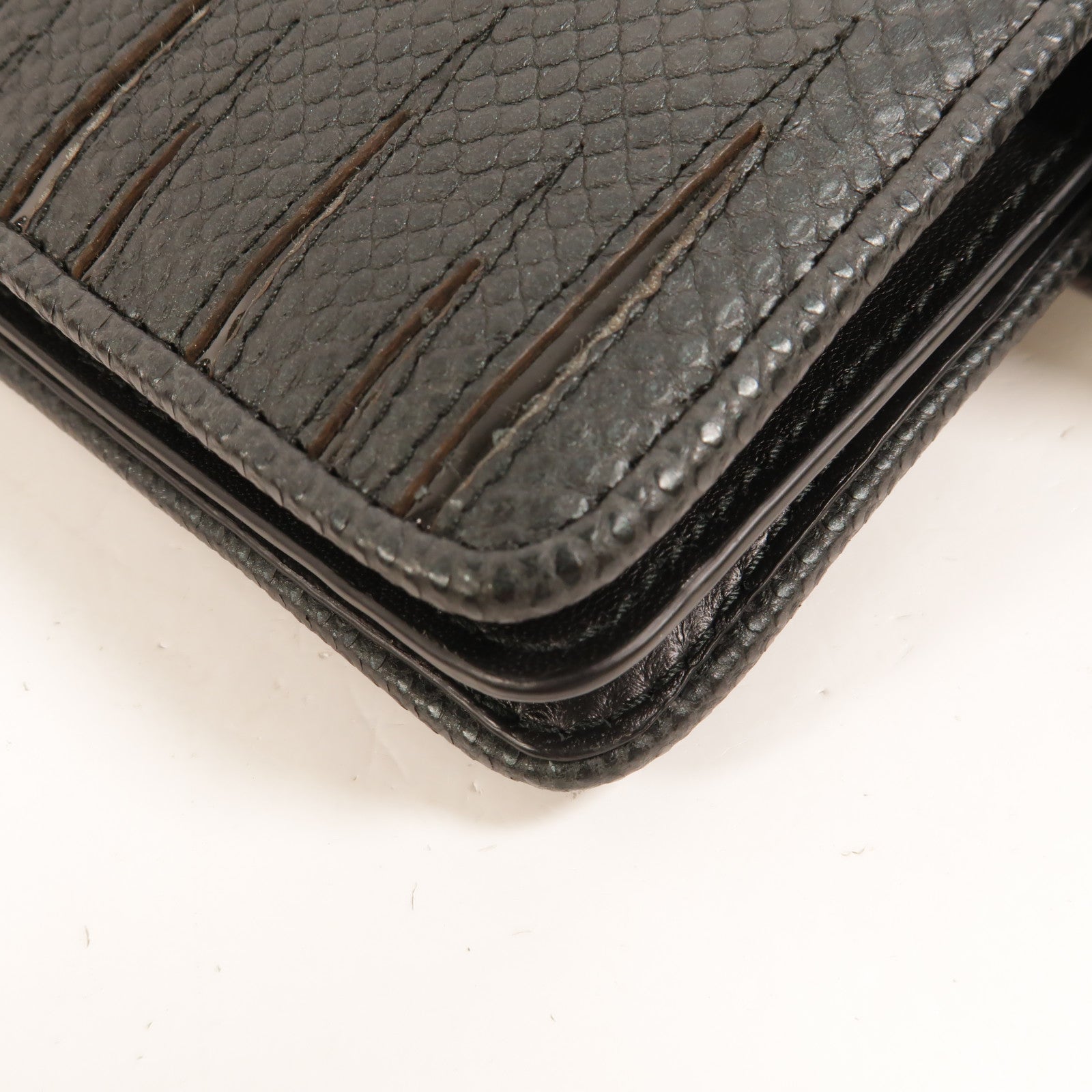 BOTTEGA VENETA 蜥蜴皮革/蛇皮皮革/羊皮皮革Chain Shoulder肩背袋