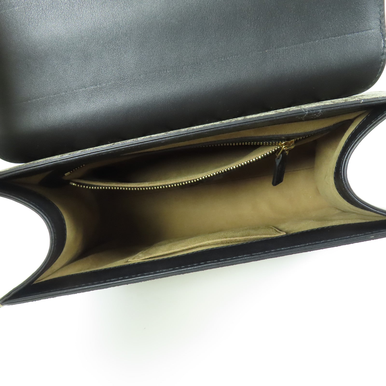 GUCCI 塗層帆布Padlock GG Small金扣手挽肩背兩用袋