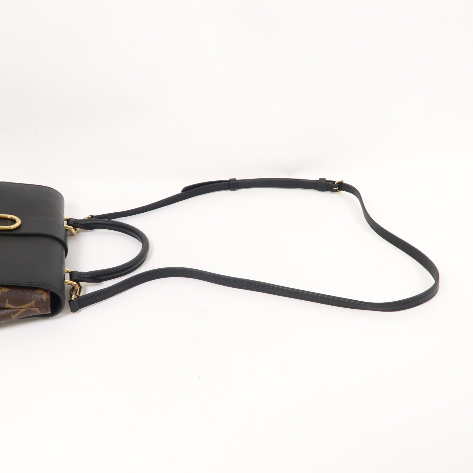 LOUIS VUITTON 【激減優惠】Monogram Locky BB金扣手挽肩背兩用袋黑色/啡色