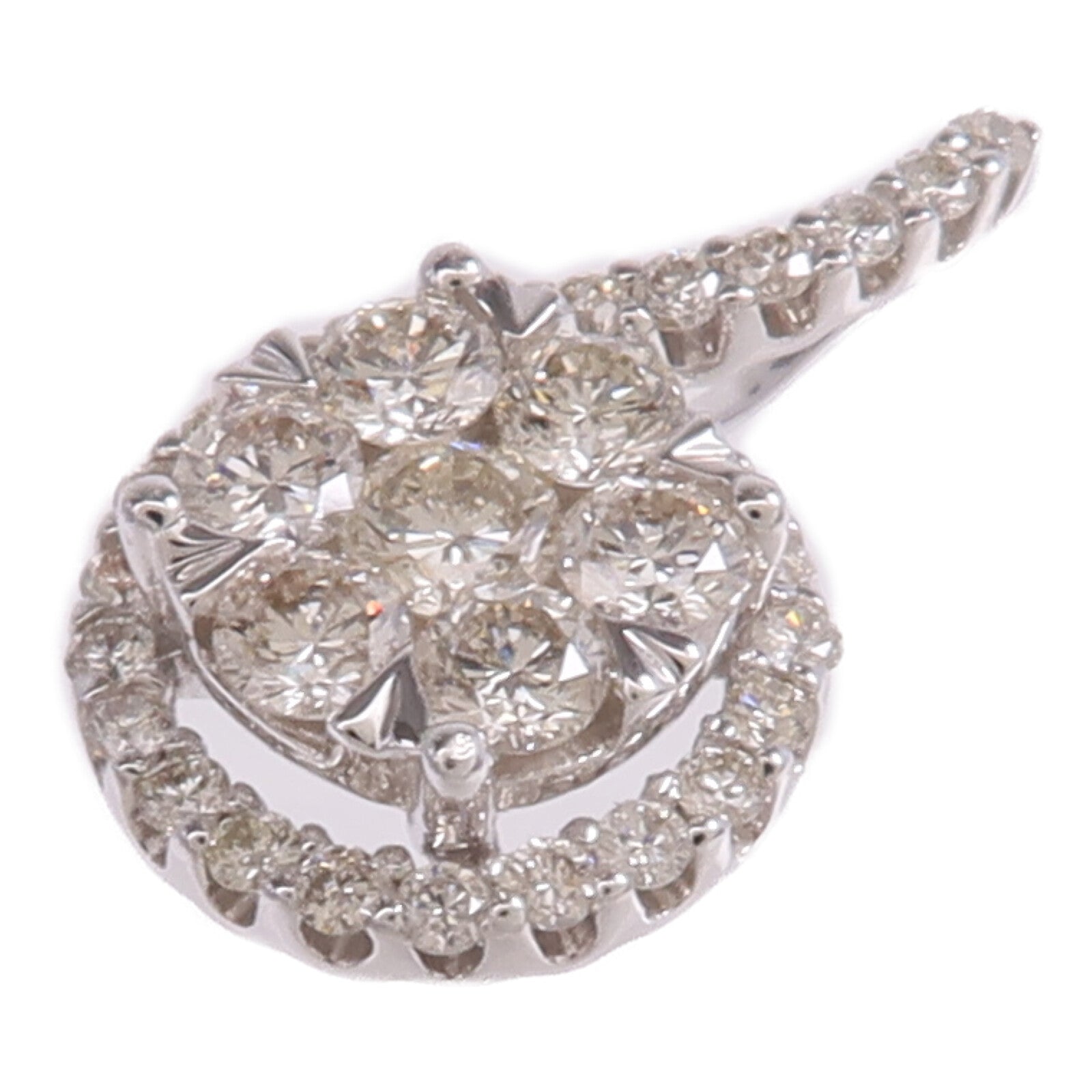 JEWELRY 18K白金Diamond Top鑽石吊墜