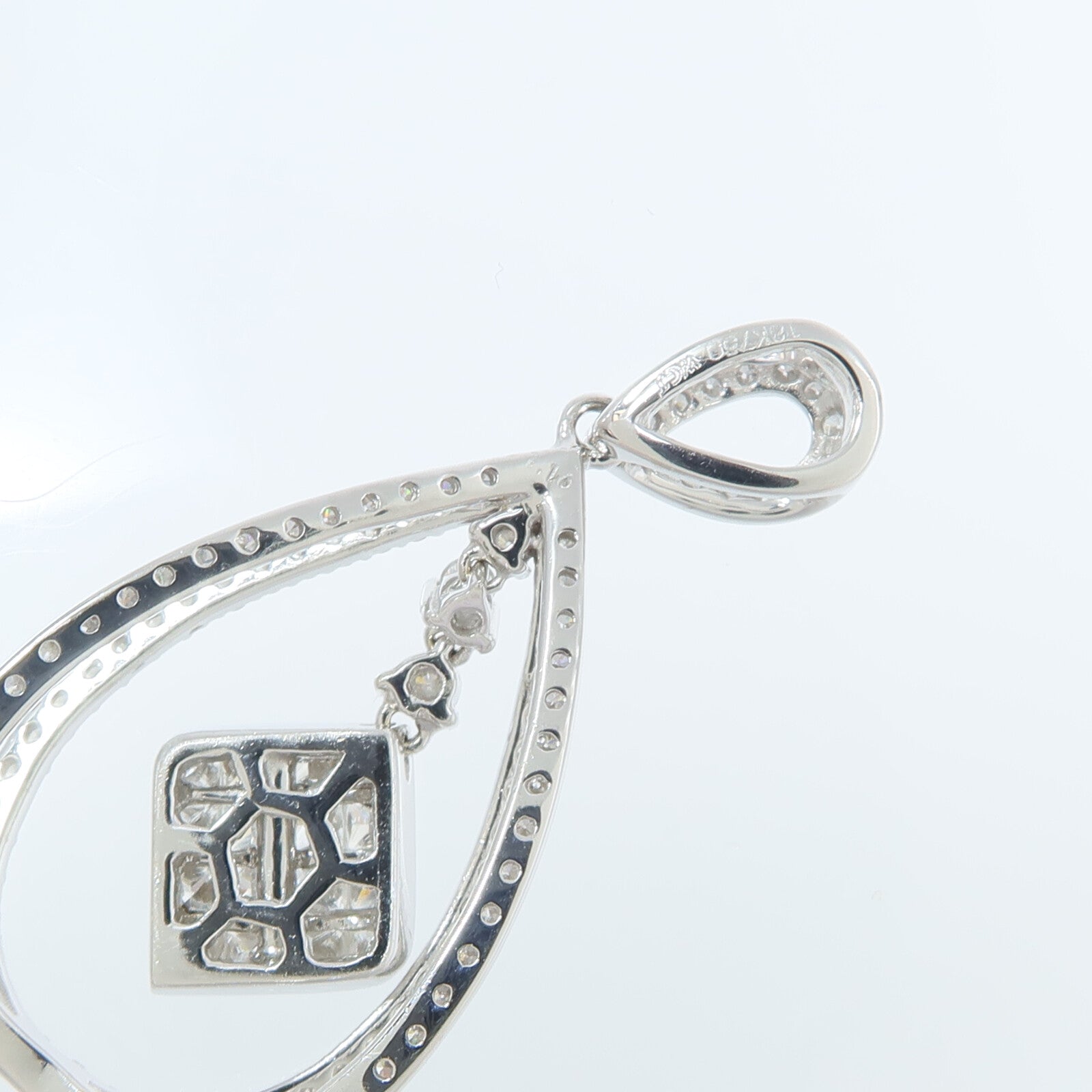 JEWELRY 18K白金Diamond Top吊墜